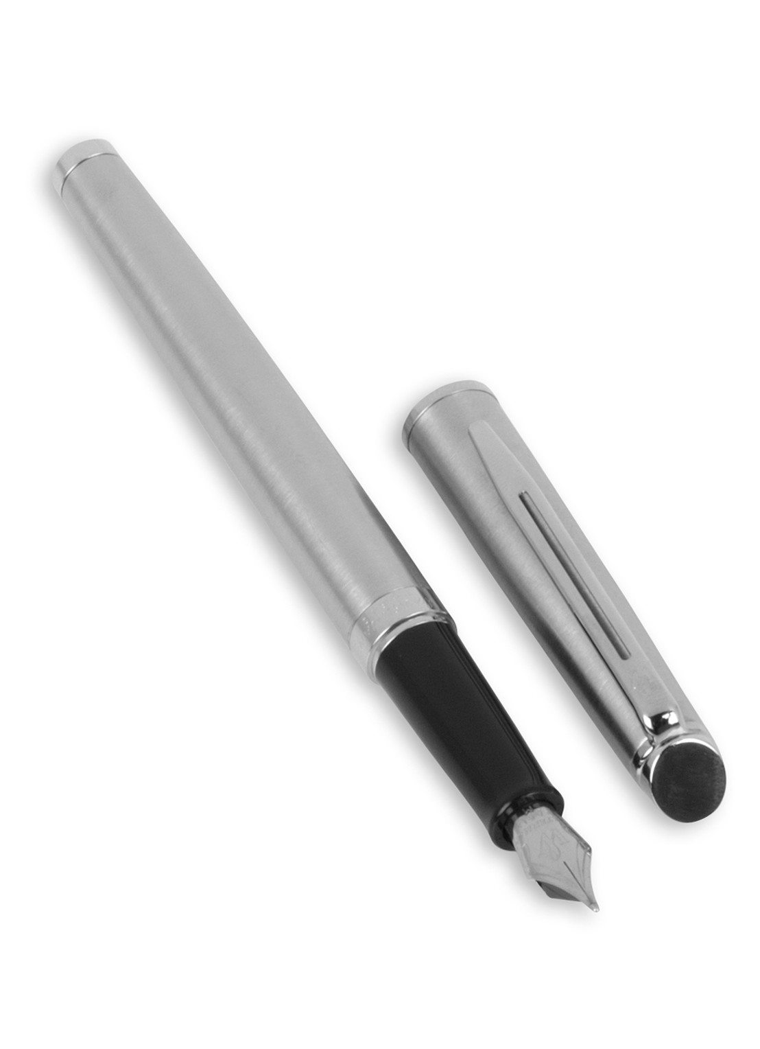 Waterman Vulpen Waterman Hemisp Ct M Ro - voorkant zilver