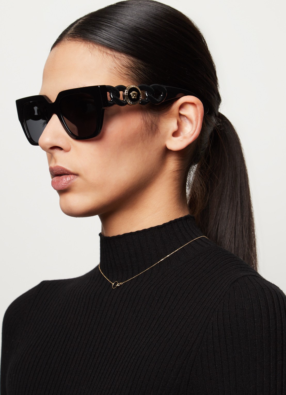 Wayfarer zonnebril VE4409 - voorkant 2 zwart