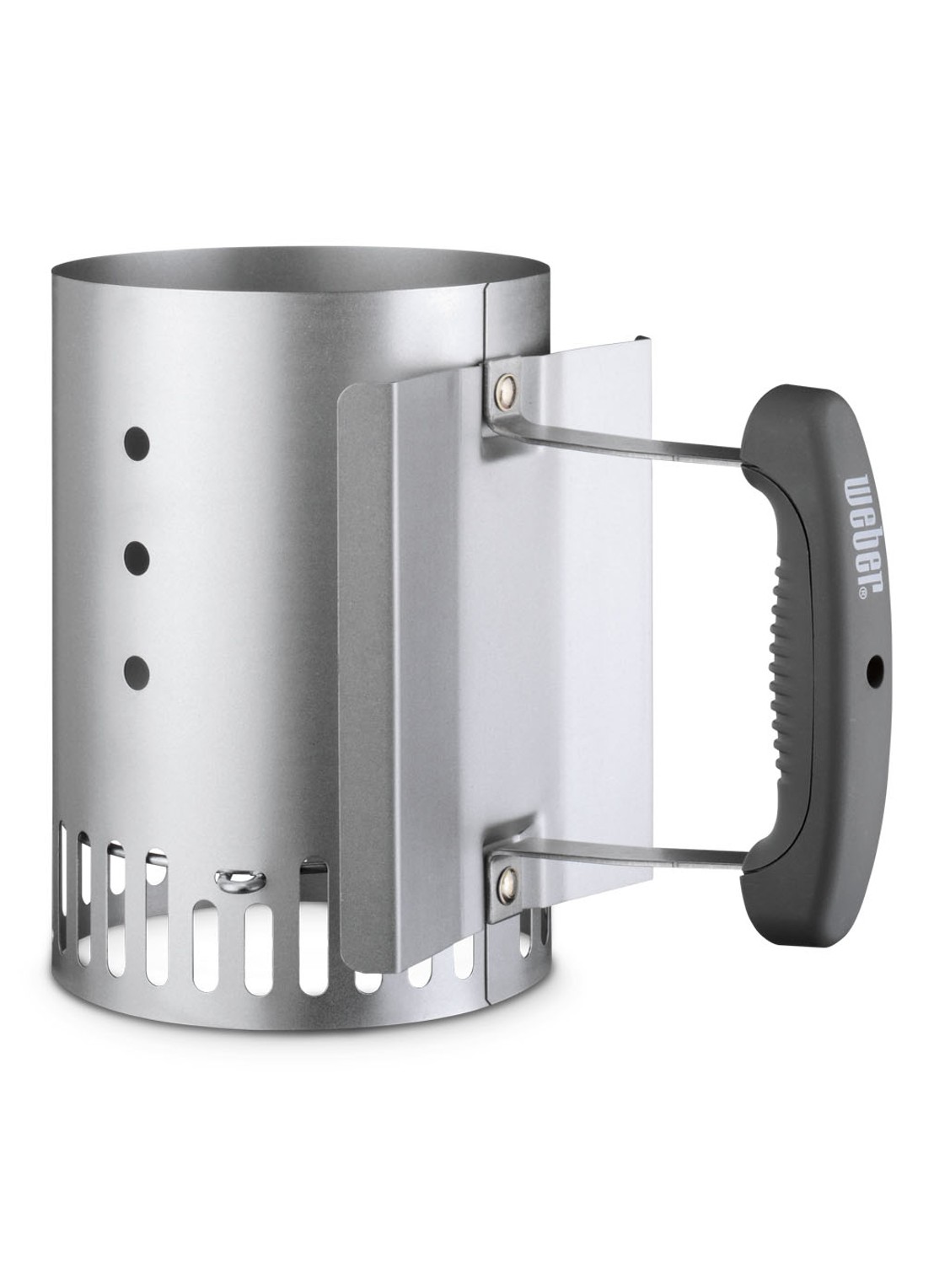 Weber Brikettenstarter  - voorkant aluminium