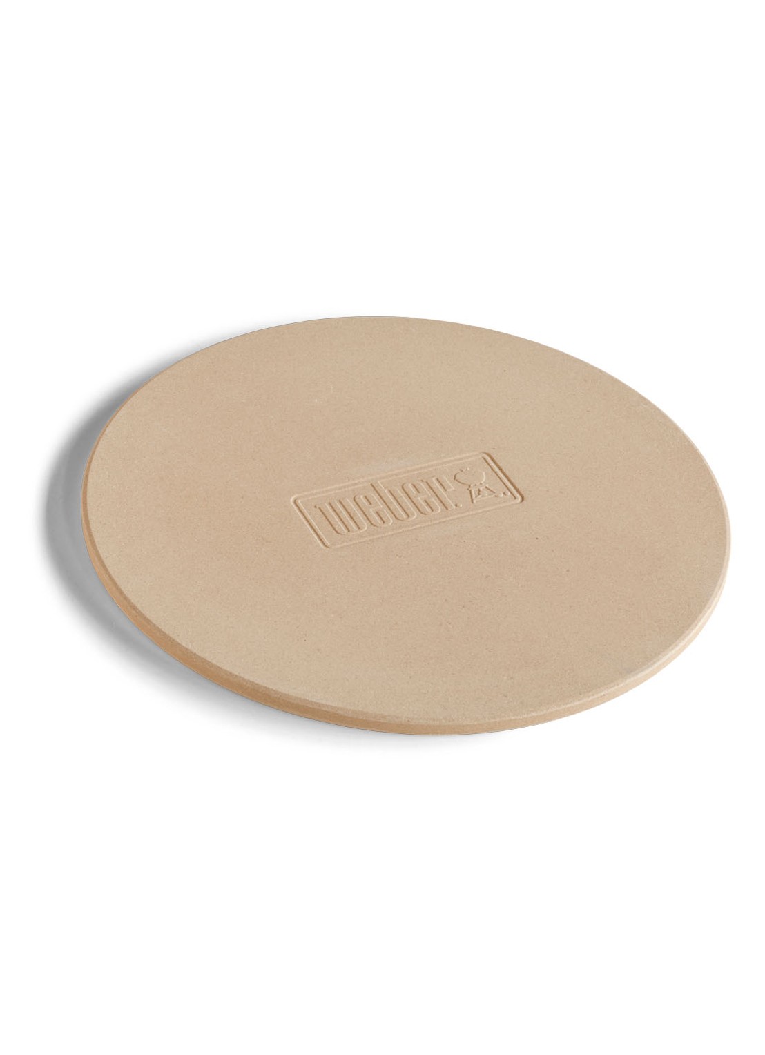Weber Pizzasteen 36 cm - voorkant beige