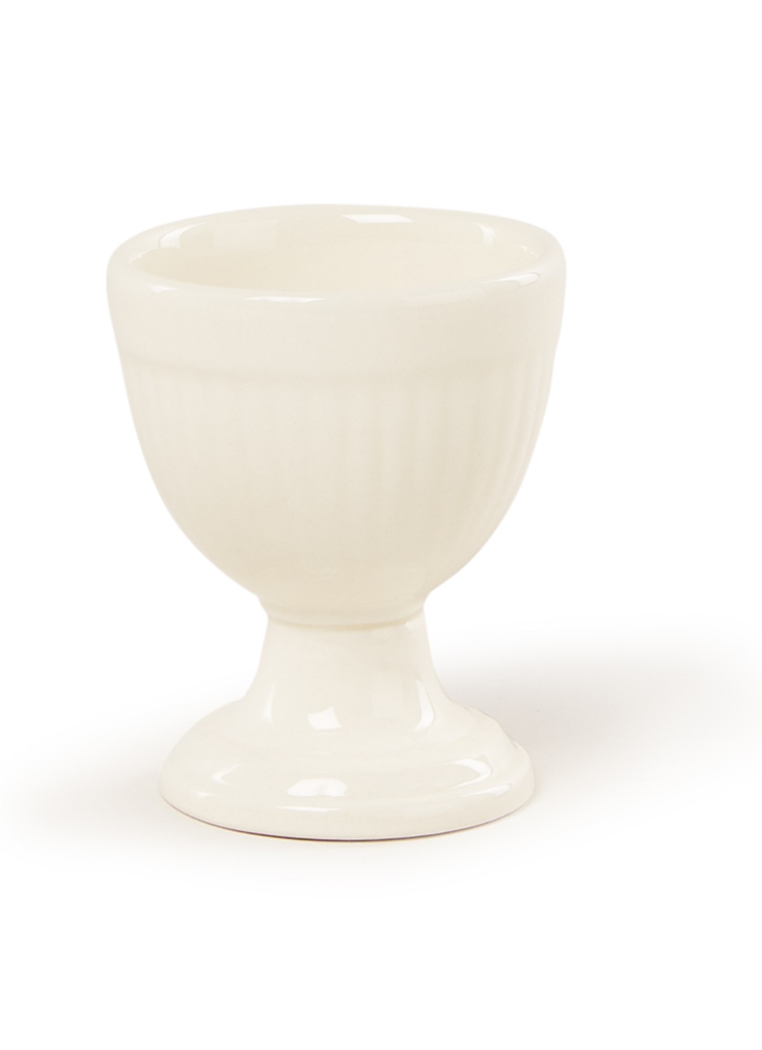 Wedgwood Edme eierdop  - voorkant gebroken wit