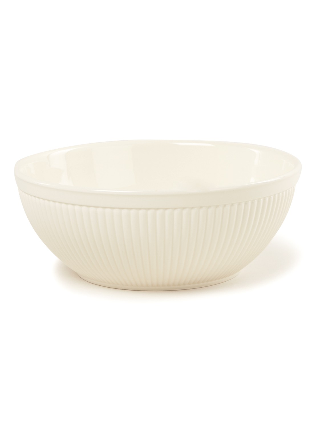 Wedgwood Edme saladeschaal 21 cm - voorkant gebroken wit