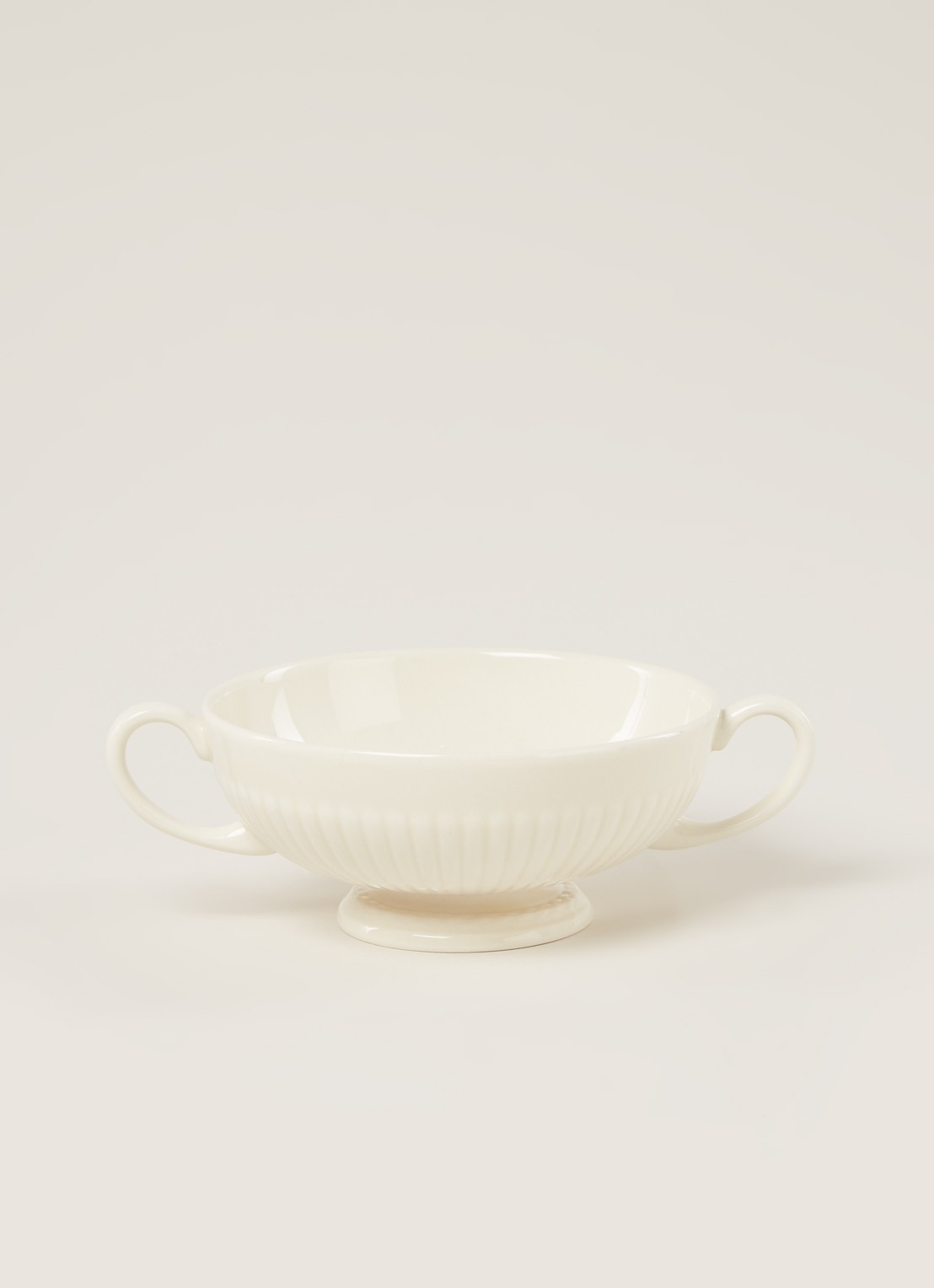Wedgwood Edme soepkom 21 cl - voorkant 3 gebroken wit