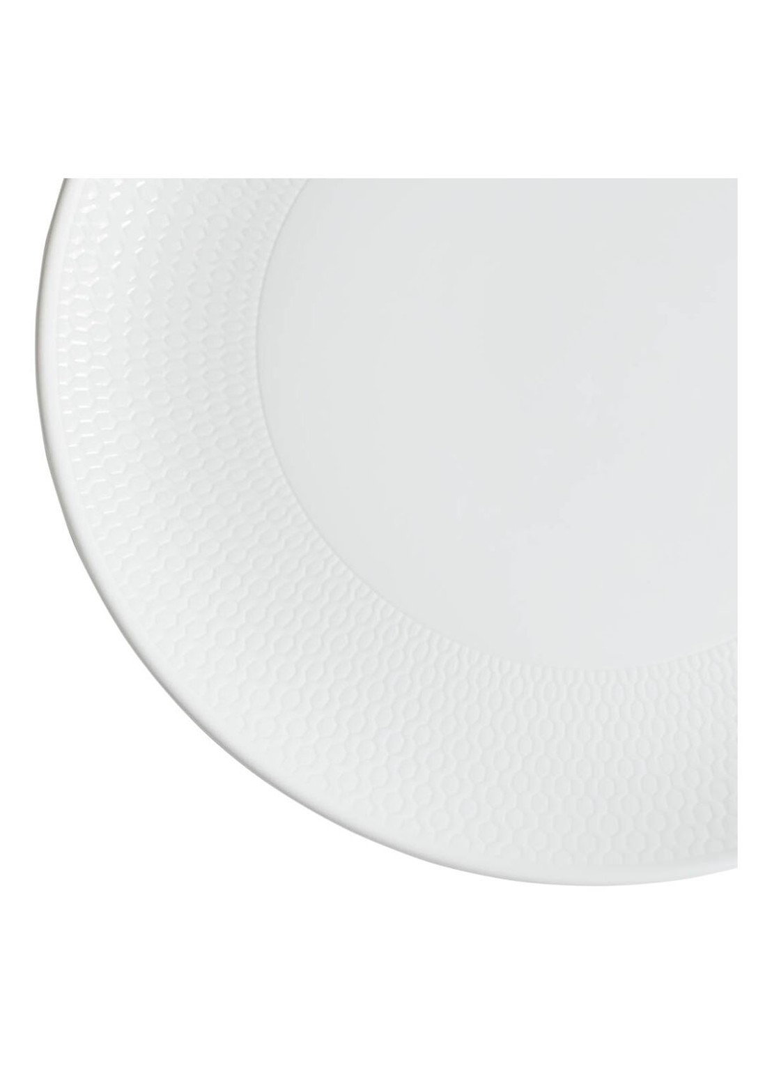Wedgwood Gio dinerbord 24 cm - voorkant 4 wit