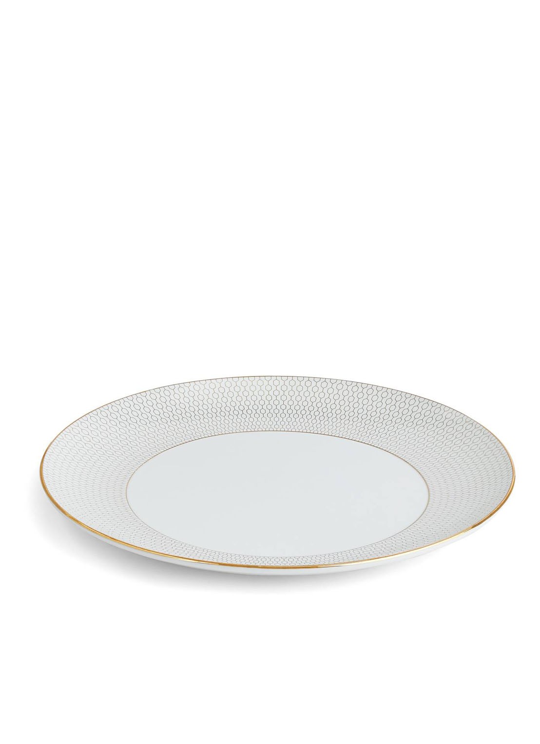 Wedgwood Gio Gold dinerbord 28 cm - detail 3 gebroken wit