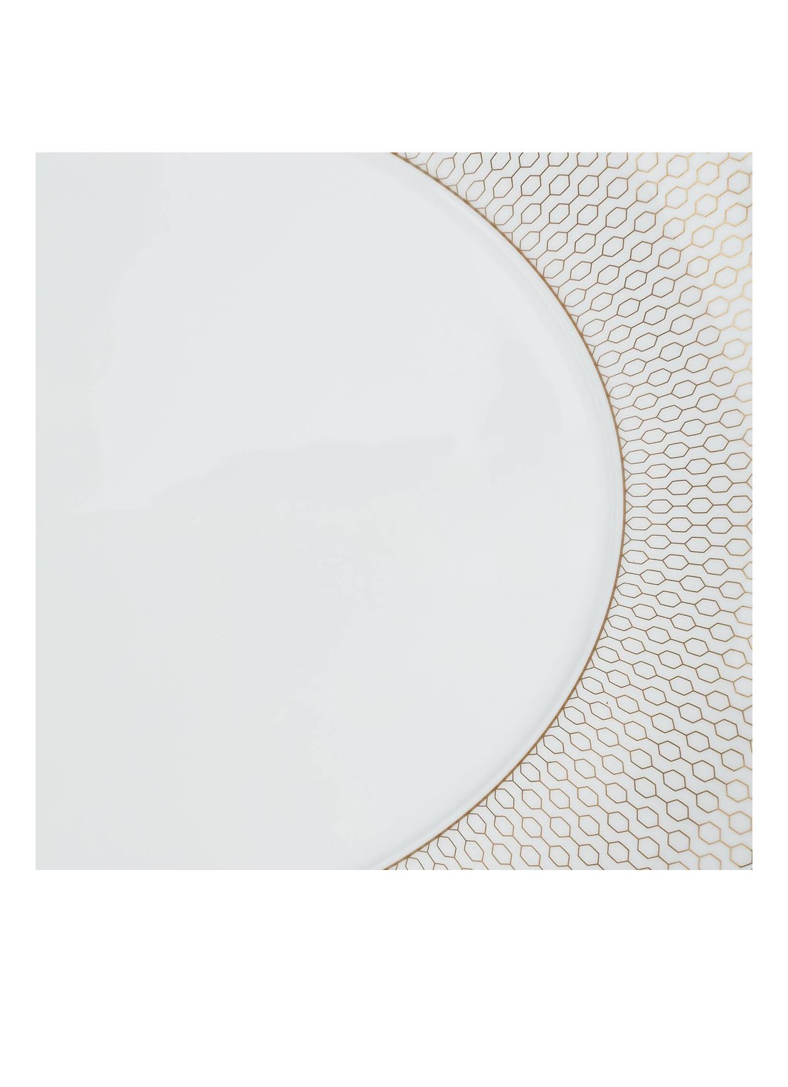 Wedgwood Gio Gold ovale serveerschaal 33 cm - detail 4 wit