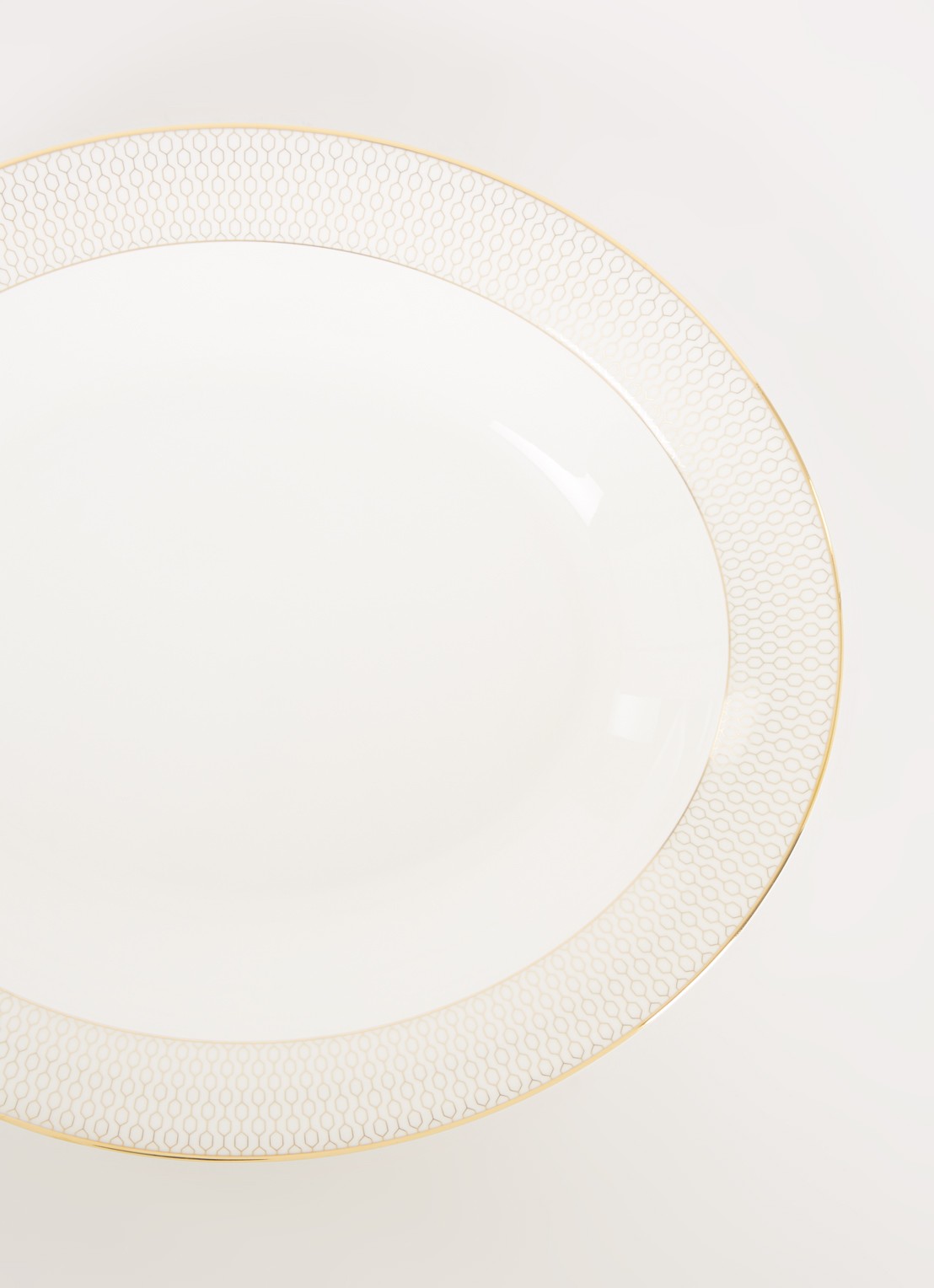 Wedgwood Gio Gold serveerschaal 33,5 cm - detail 2 wit