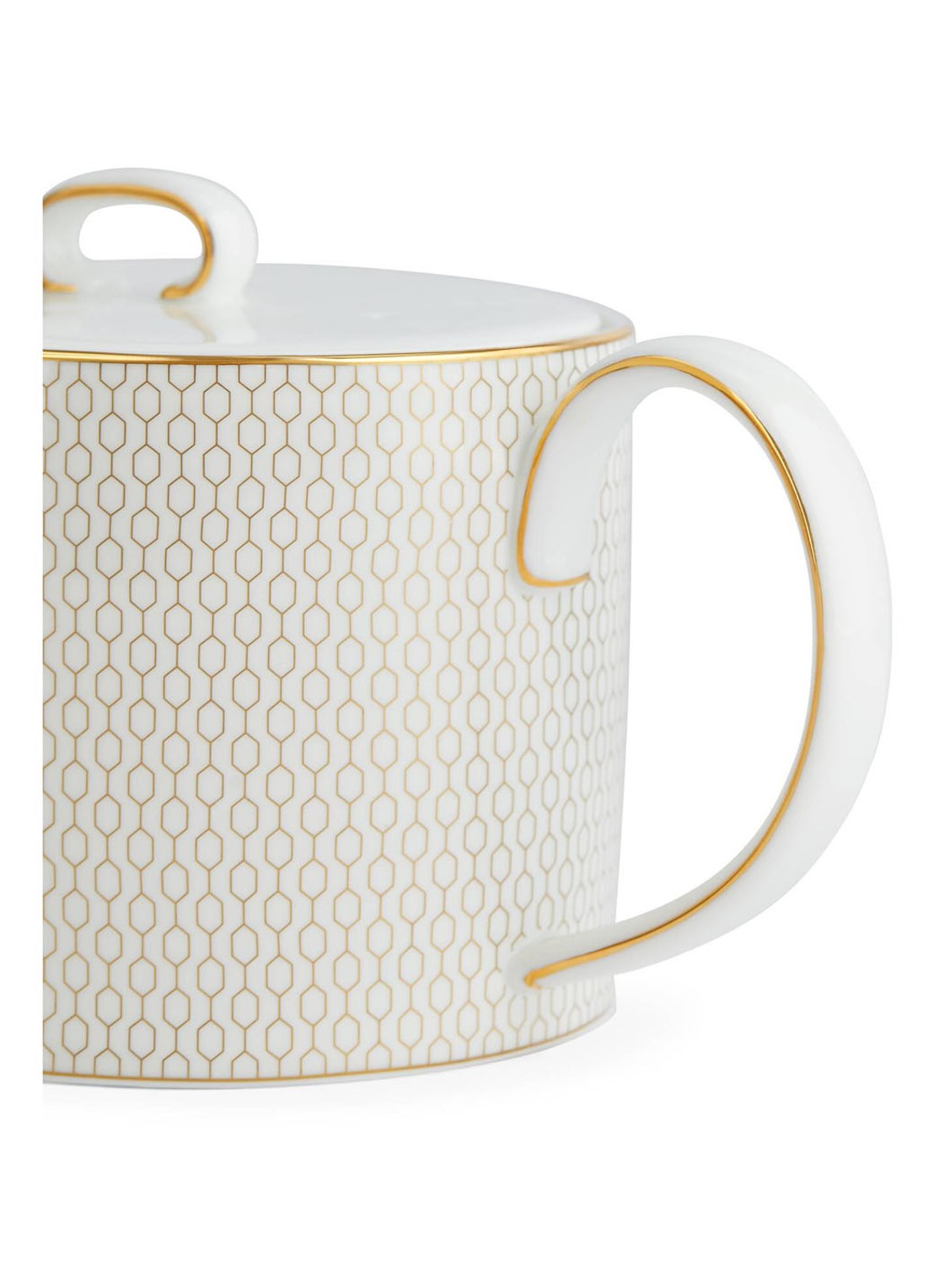 Wedgwood Gio Gold theepot 1 liter - detail 2 wit