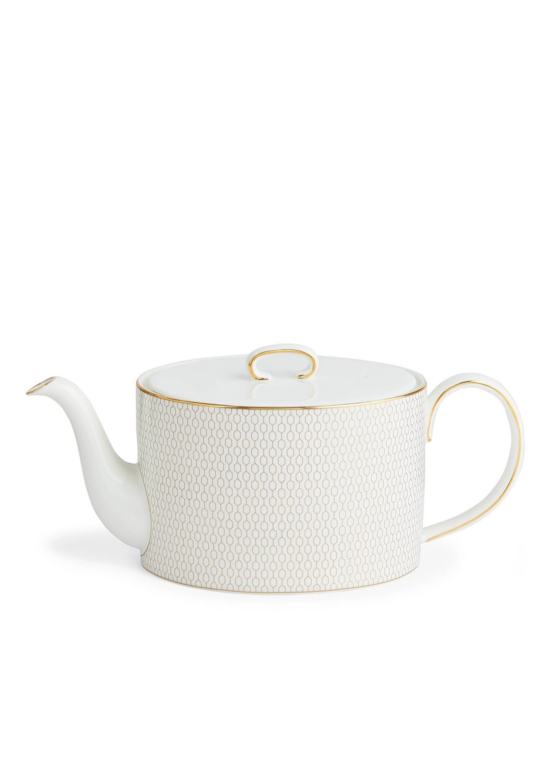 Wedgwood Gio Gold theepot 1 liter - voorkant 3 wit