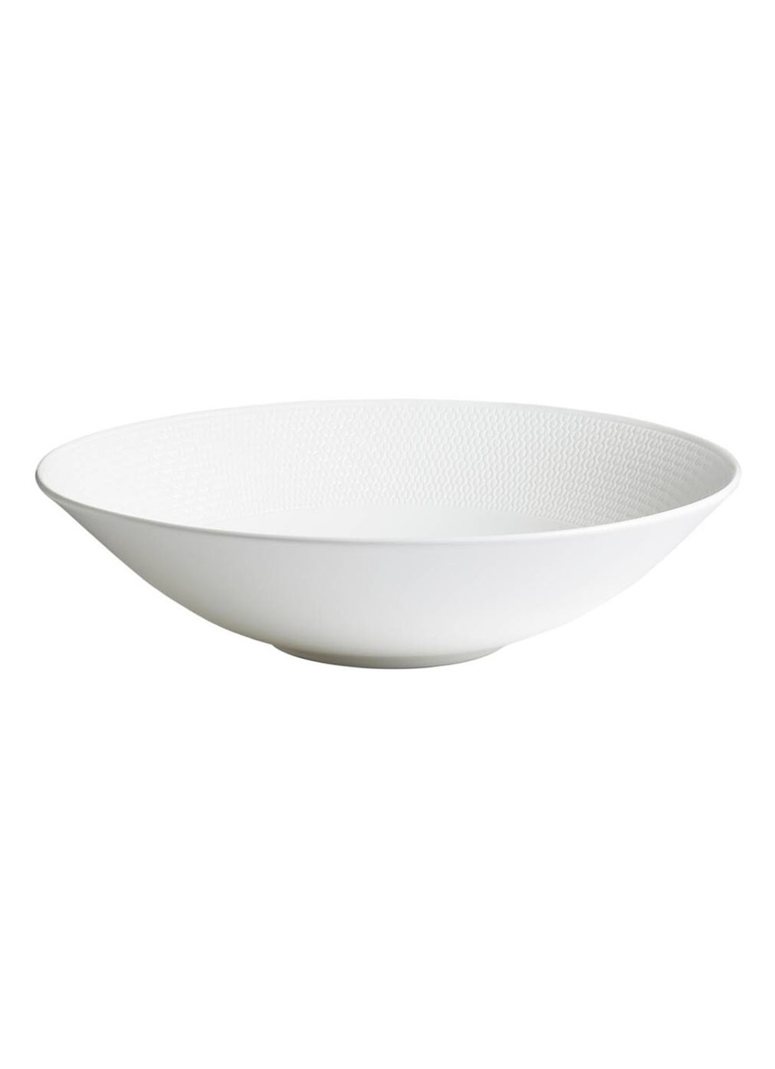 Wedgwood Gio serveerschaal 28 cm - voorkant 2 wit