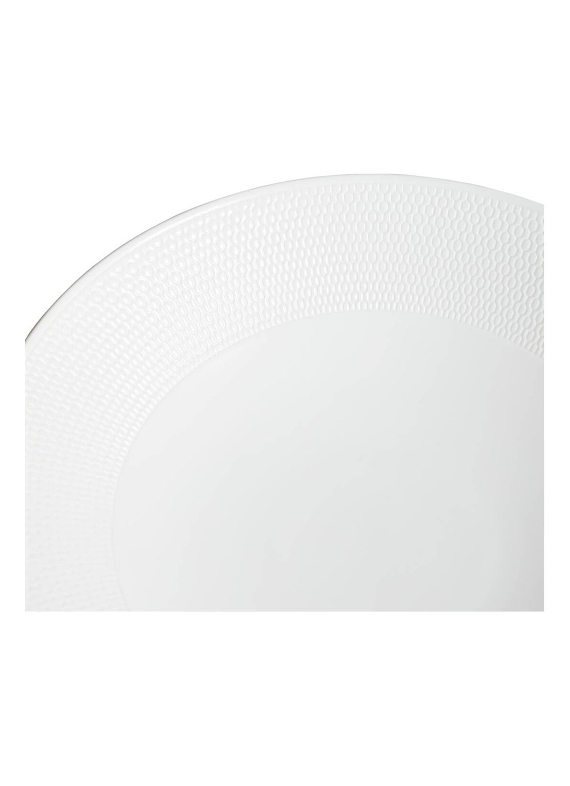 Wedgwood Gio serveerschaal 28 cm - voorkant 3 wit