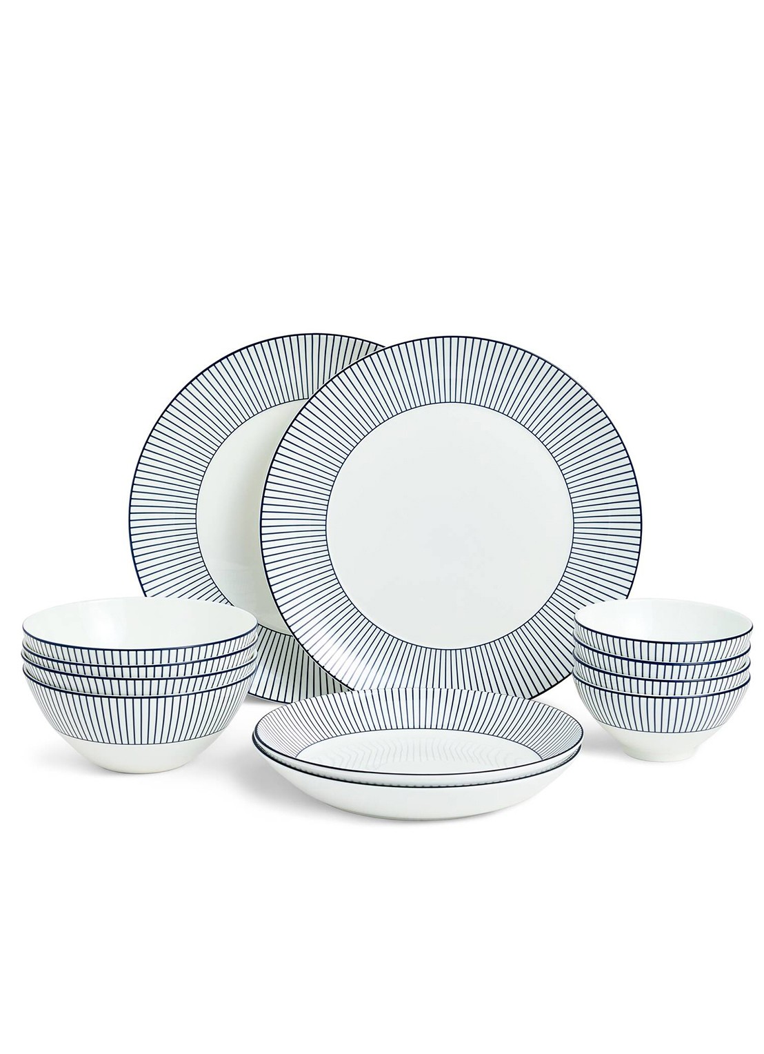 Wedgwood Gio serviesset 12-delig - voorkant 4 wit