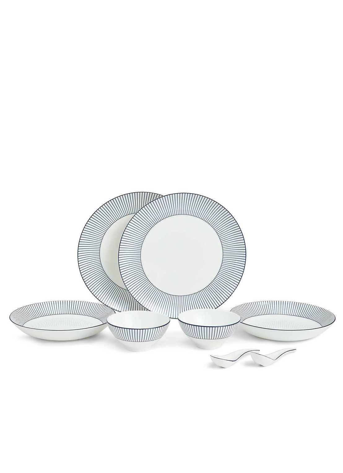 Wedgwood Gio serviesset 8-delig - voorkant 5 wit