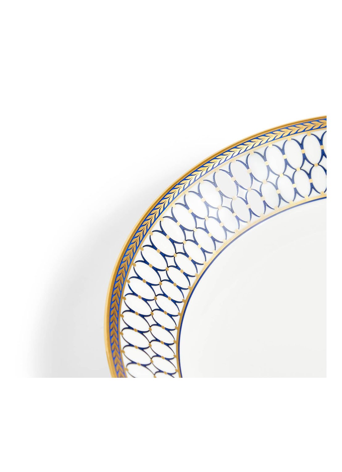 Wedgwood Renaissance Gold diep bord 22 cm - detail 4 gebroken wit