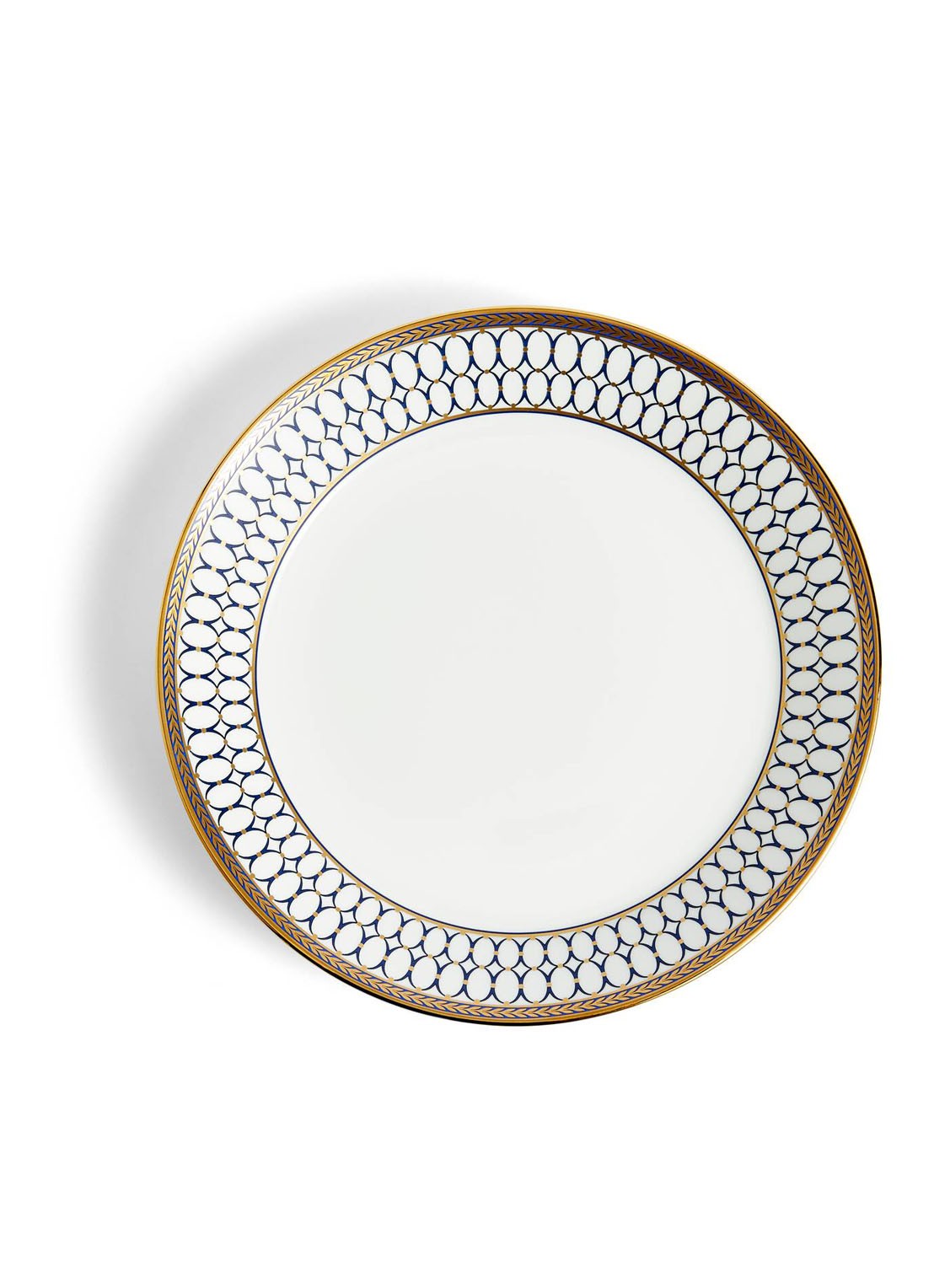 Wedgwood Renaissance Gold diep bord 22 cm - voorkant 2 gebroken wit