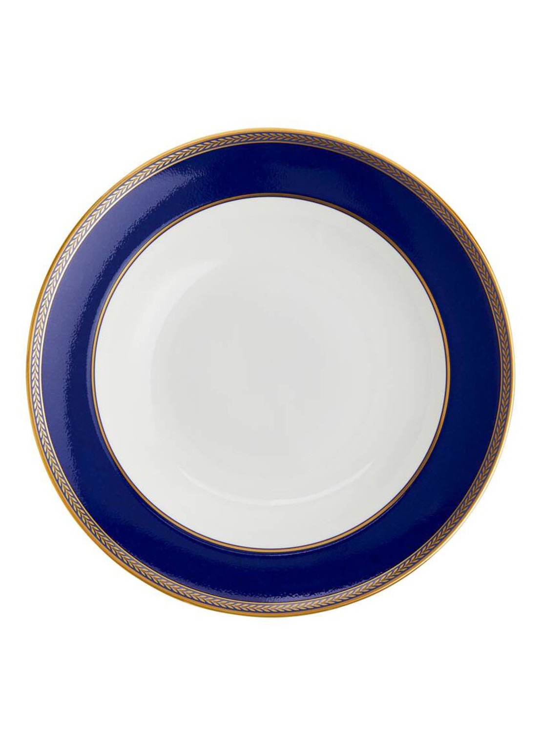 Wedgwood Renaissance Gold diep bord 23 cm - detail 4 kobaltblauw