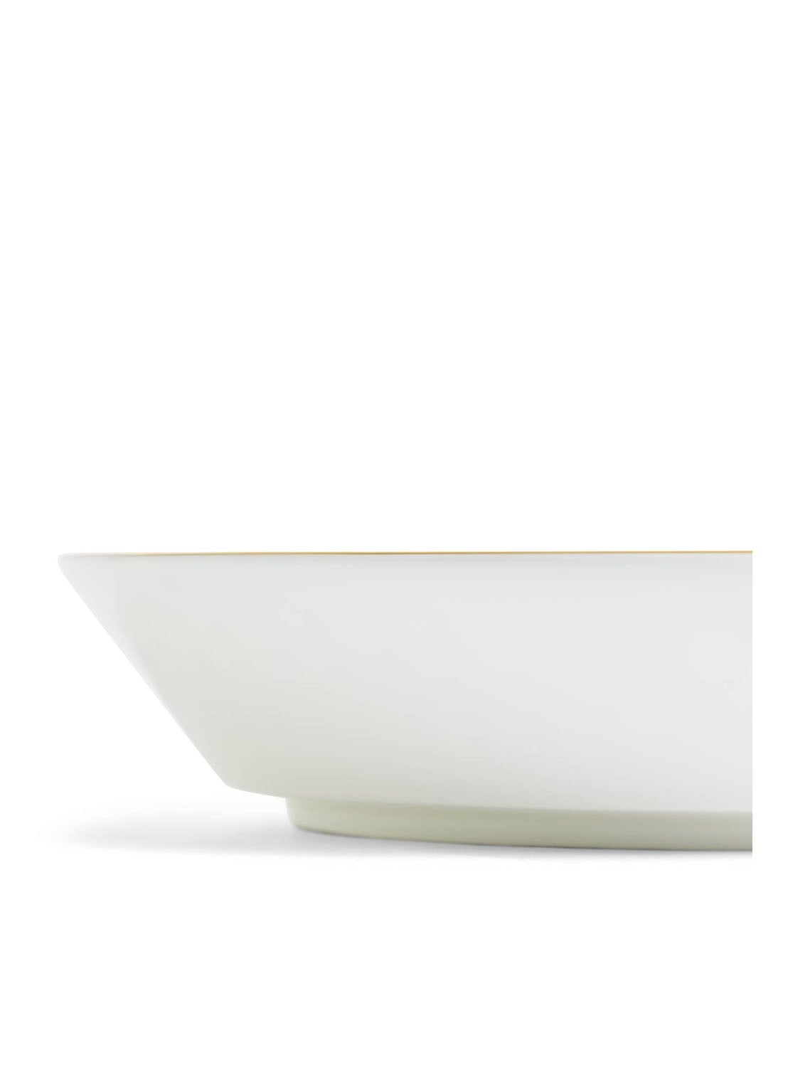 Wedgwood Renaissance Gold diep bord 24 cm - voorkant 4 gebroken wit