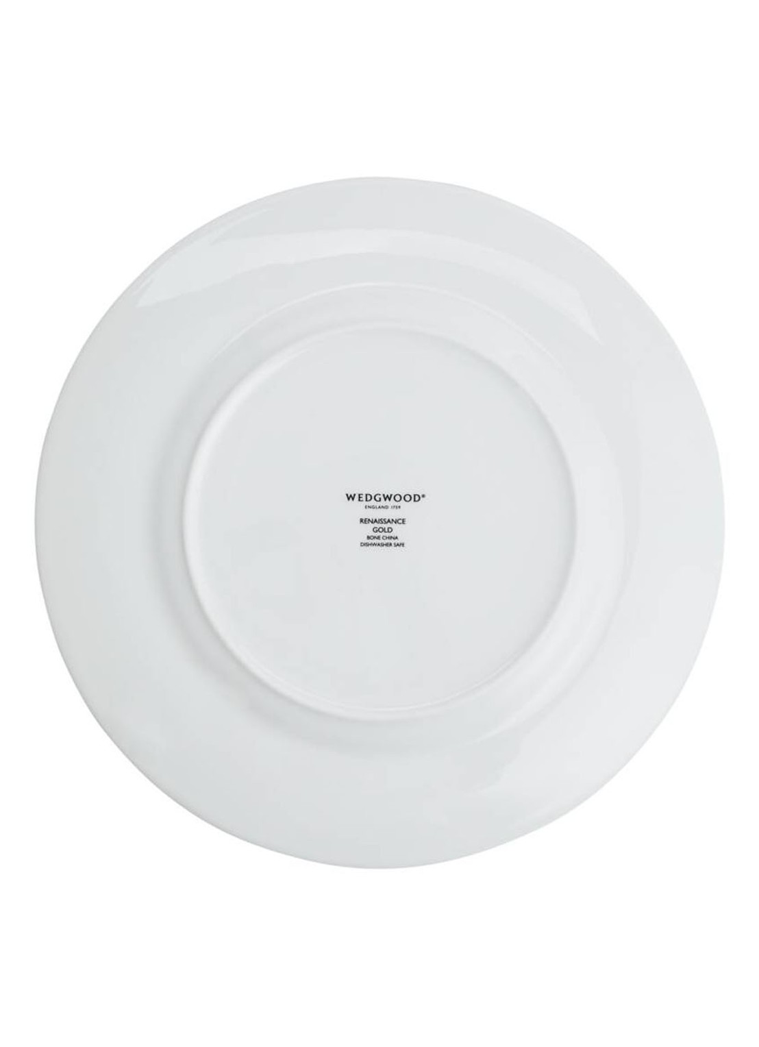 Wedgwood Renaissance Gold dinerbord 27 cm - achterkant 4 wit