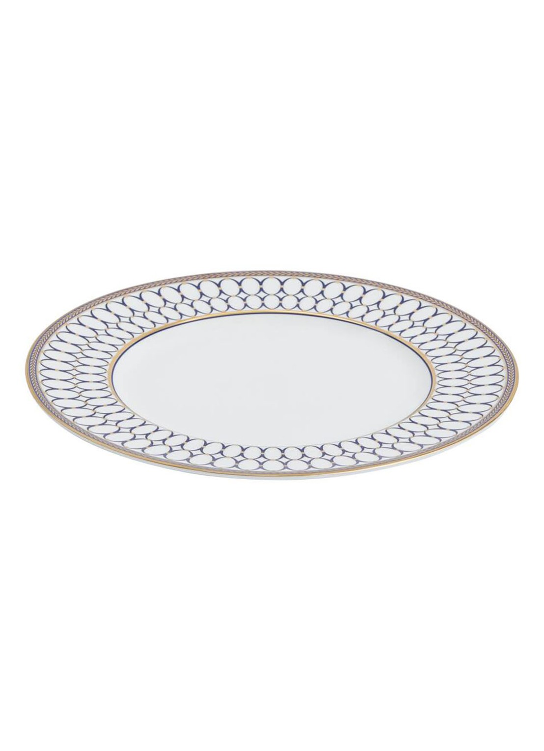 Wedgwood Renaissance Gold dinerbord 27 cm - voorkant wit