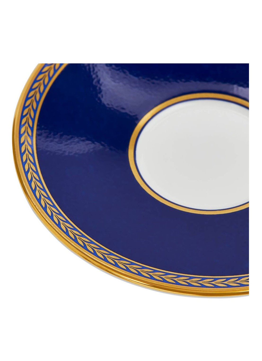 Wedgwood Renaissance Gold espressokopje en schotel 7 cl - achterkant 4 royalblauw