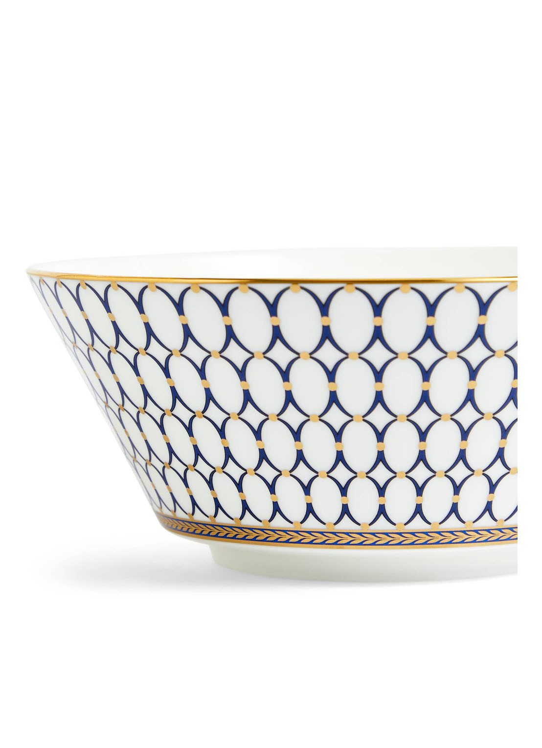 Wedgwood Renaissance Gold kom 20 cm - detail 3 gebroken wit