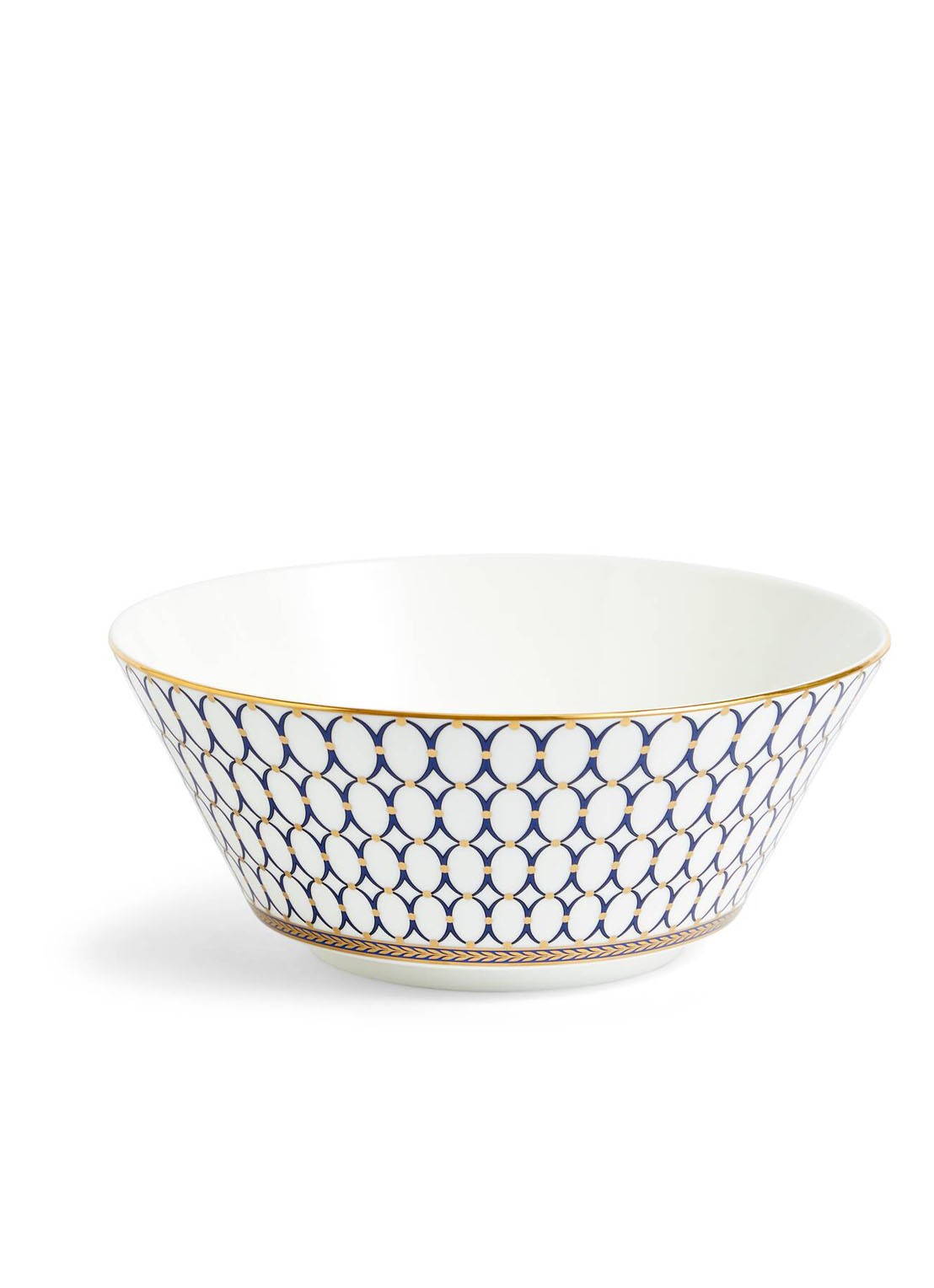 Wedgwood Renaissance Gold kom 20 cm - voorkant gebroken wit