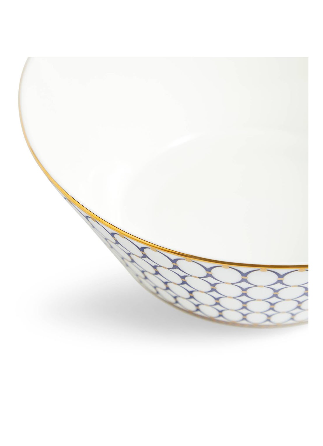 Wedgwood Renaissance Gold kom 20 cm - voorkant 2 gebroken wit
