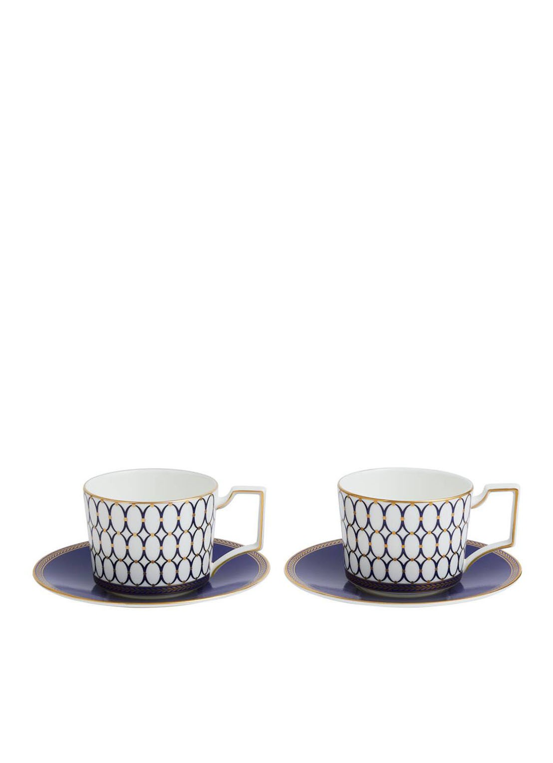 Wedgwood Renaissance Gold kop en schotel 22 cl set van 2 - detail 5 blauw