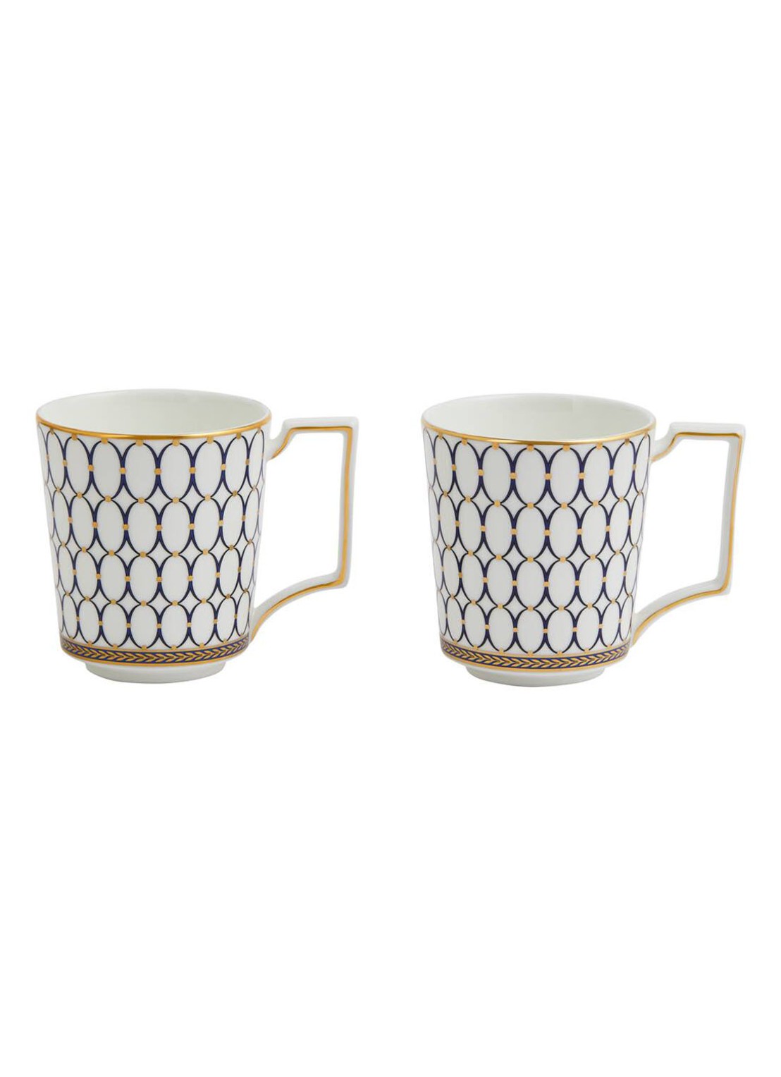 Wedgwood Renaissance Gold kopje 30 cl set van 2 - voorkant wit