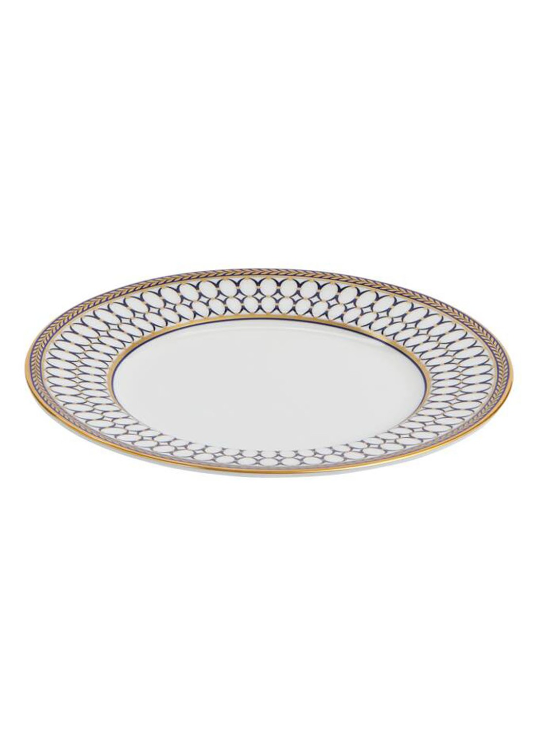 Wedgwood Renaissance Gold ontbijtbord 18 cm - voorkant 2 wit