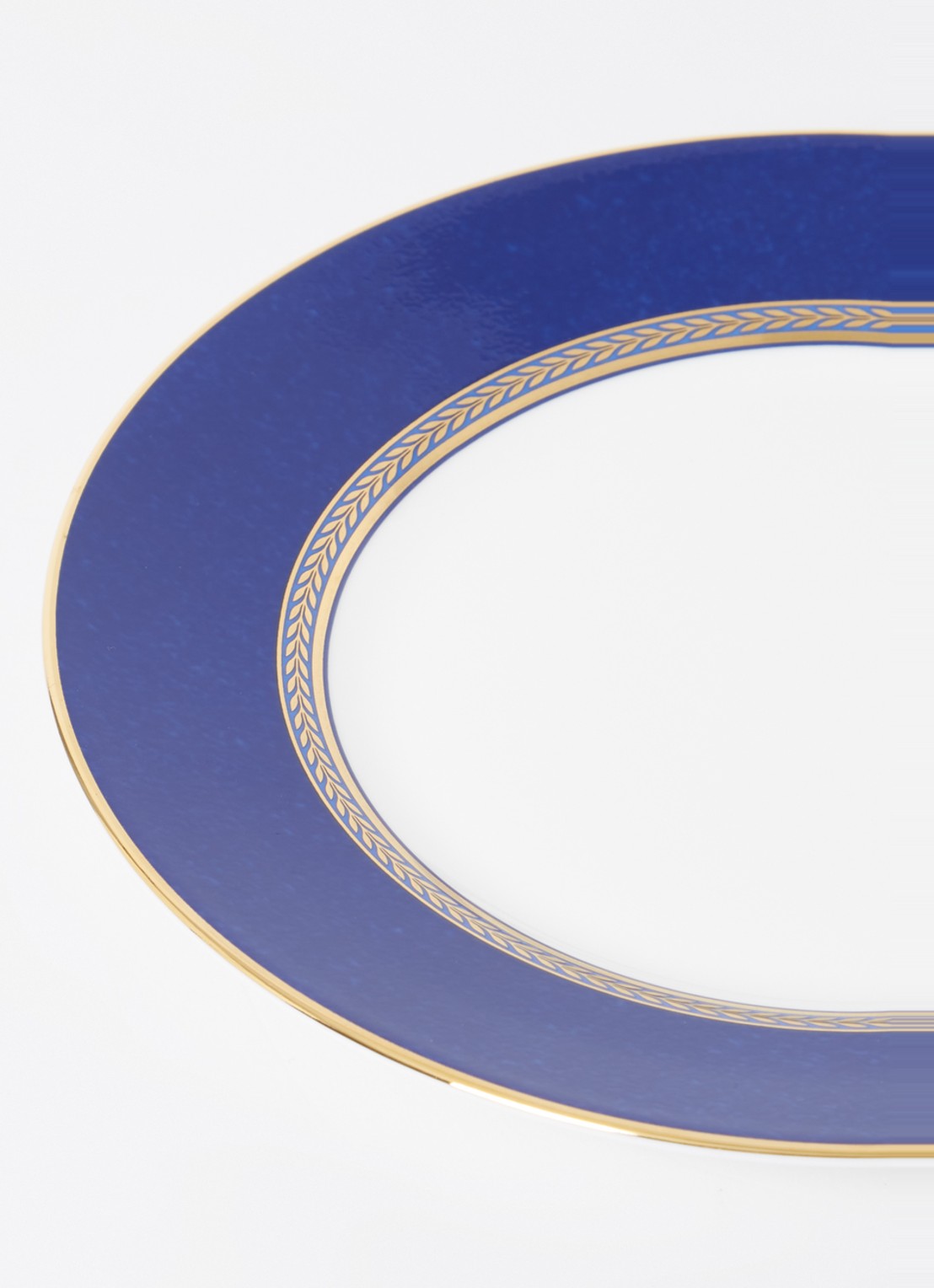 Wedgwood Renaissance Gold ontbijtbord 20 cm - detail 2 royalblauw