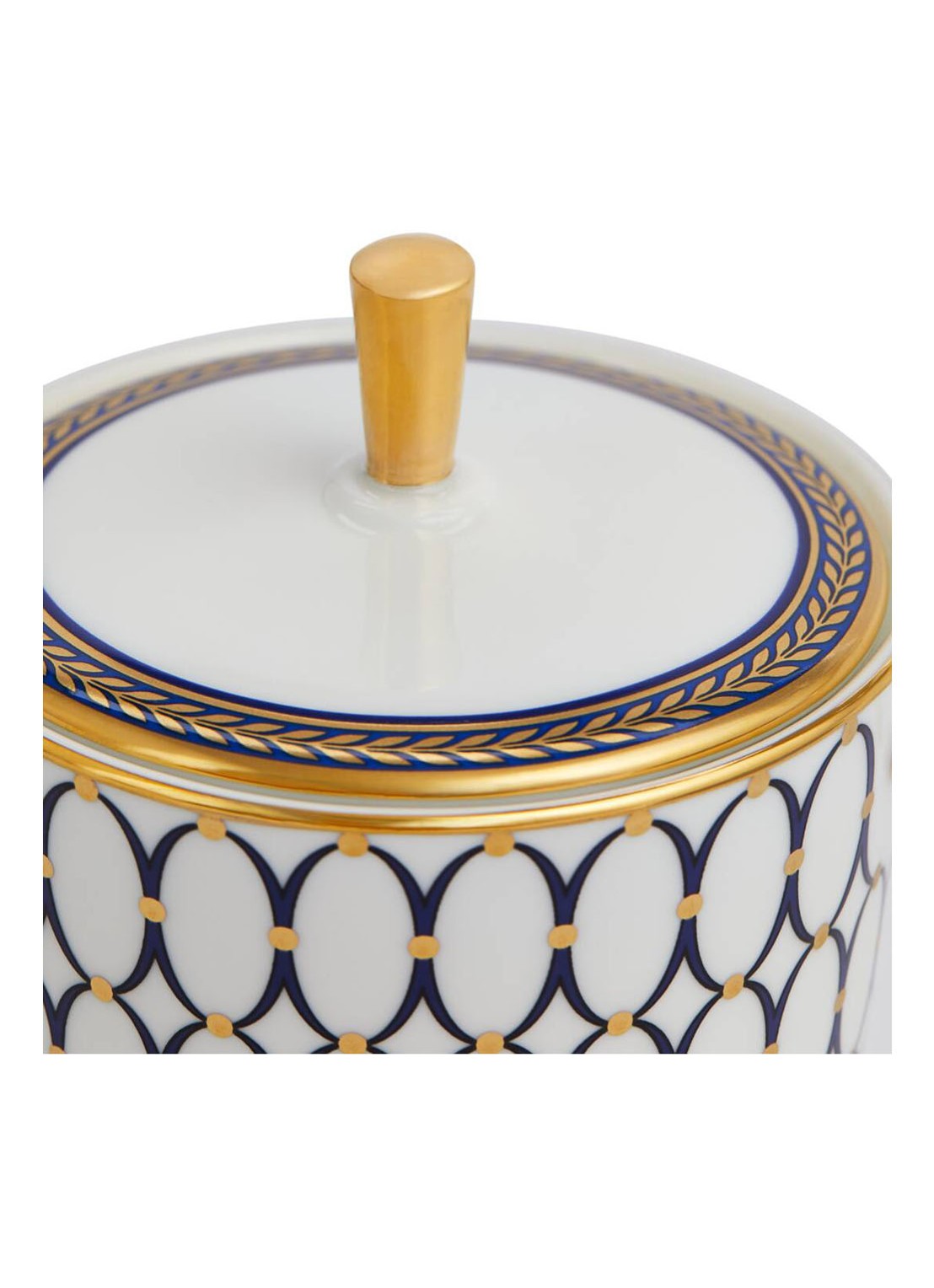 Wedgwood Renaissance Gold suikerpotje 20 cl - voorkant 2 gebroken wit