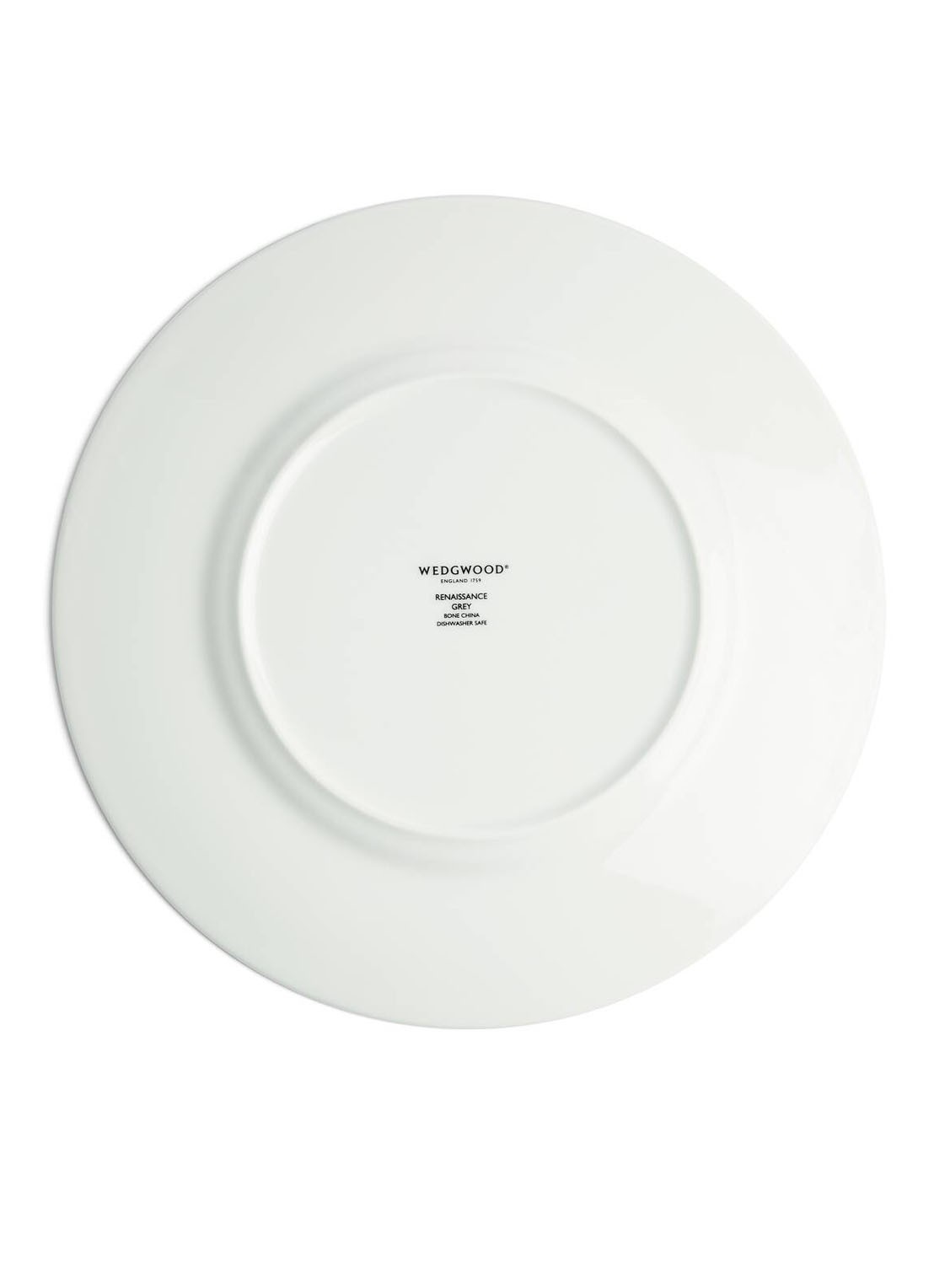 Wedgwood Renaissance Grey dinerbord 22,8 cm - detail 2 grijs
