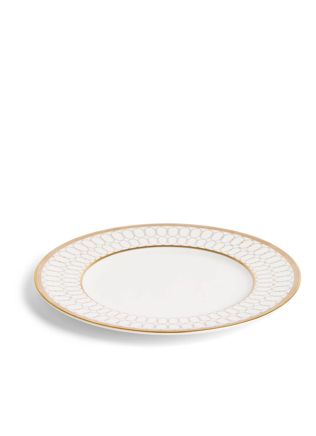Wedgwood Renaissance Grey dinerbord 27 cm  - voorkant 2 wit