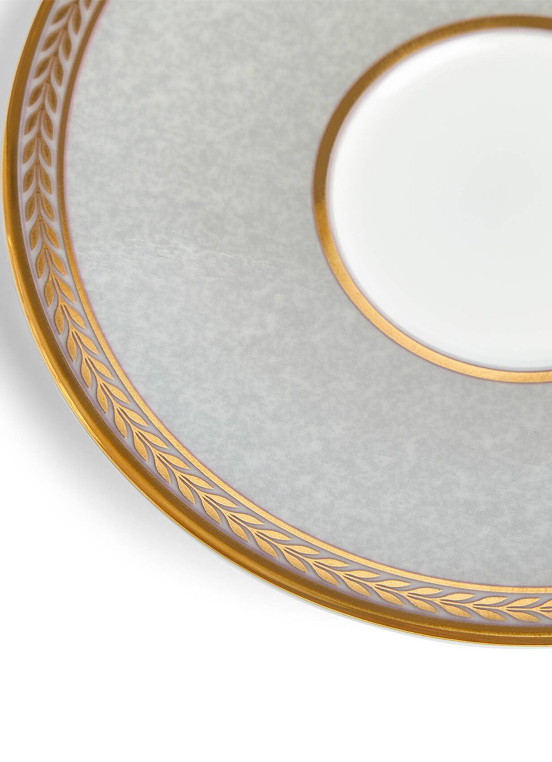 Wedgwood Renaissance Grey espressokopje en schotel 7 cl - detail wit