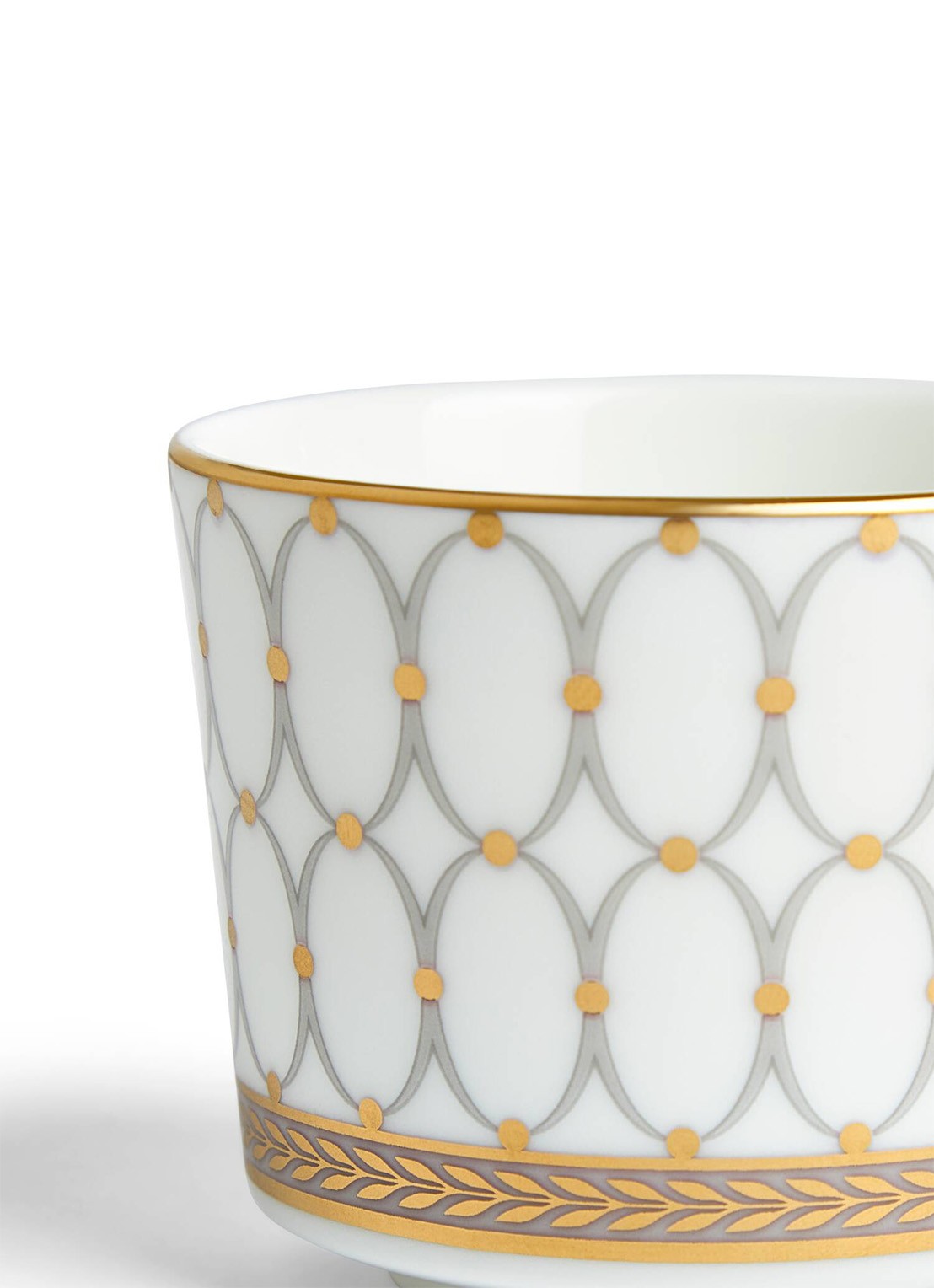 Wedgwood Renaissance Grey espressokopje en schotel 7 cl - detail 2 wit
