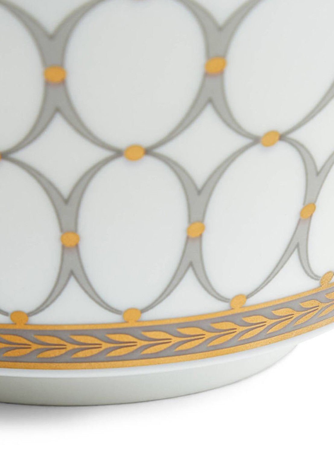 Wedgwood Renaissance Grey kom 11 cm - detail 3 wit