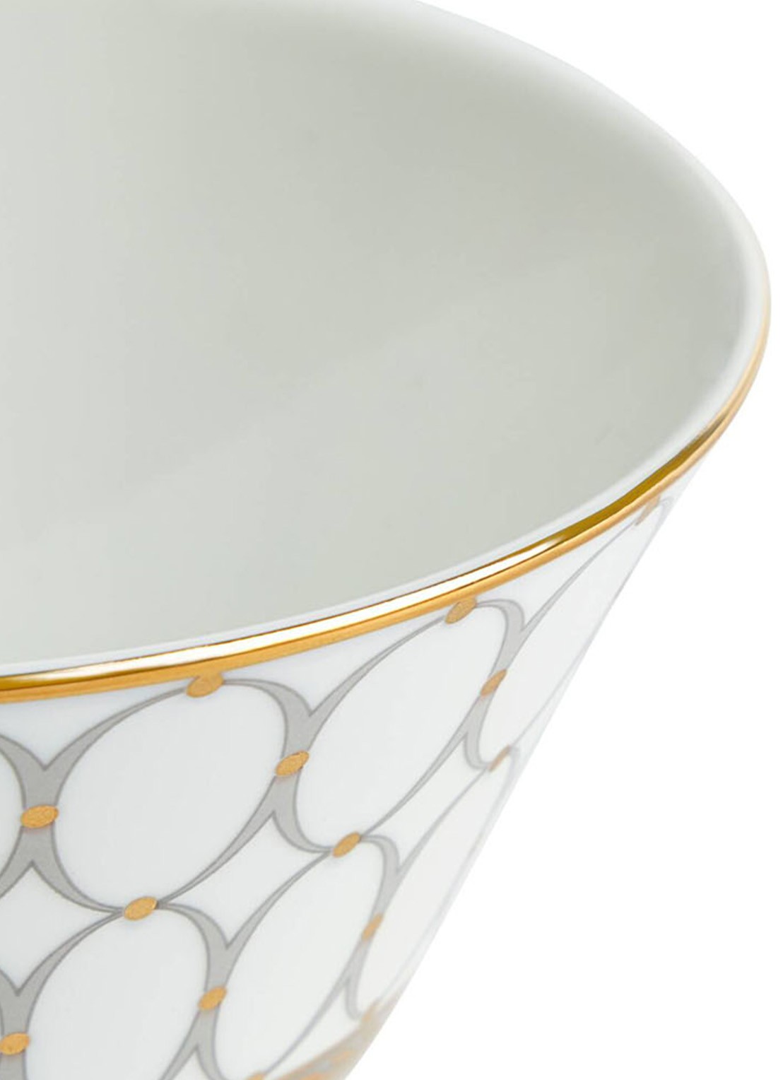 Wedgwood Renaissance Grey kom 11 cm - detail 4 wit
