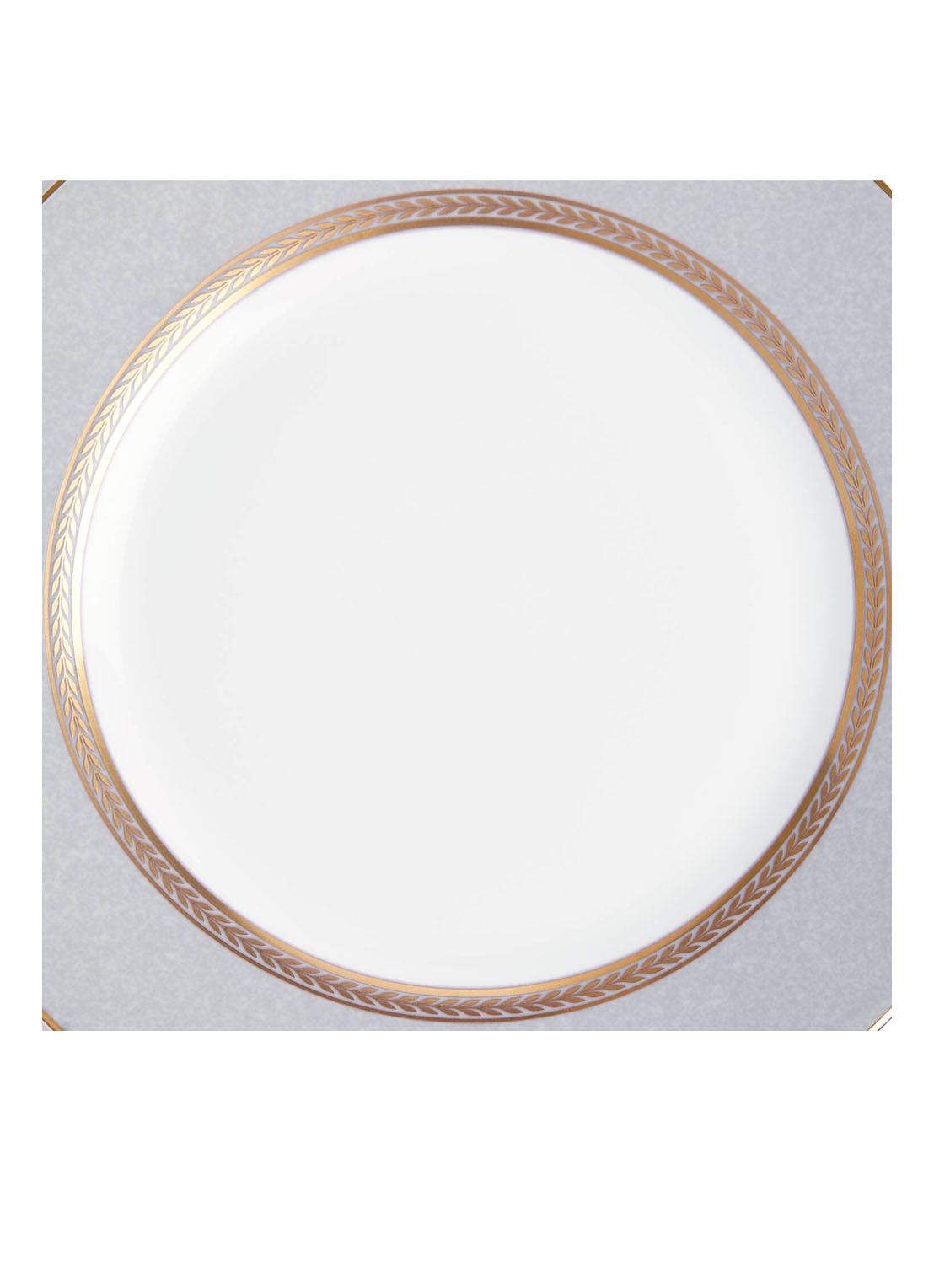 Wedgwood Renaissance Grey ontbijtbord 20 cm - voorkant 2 grijs