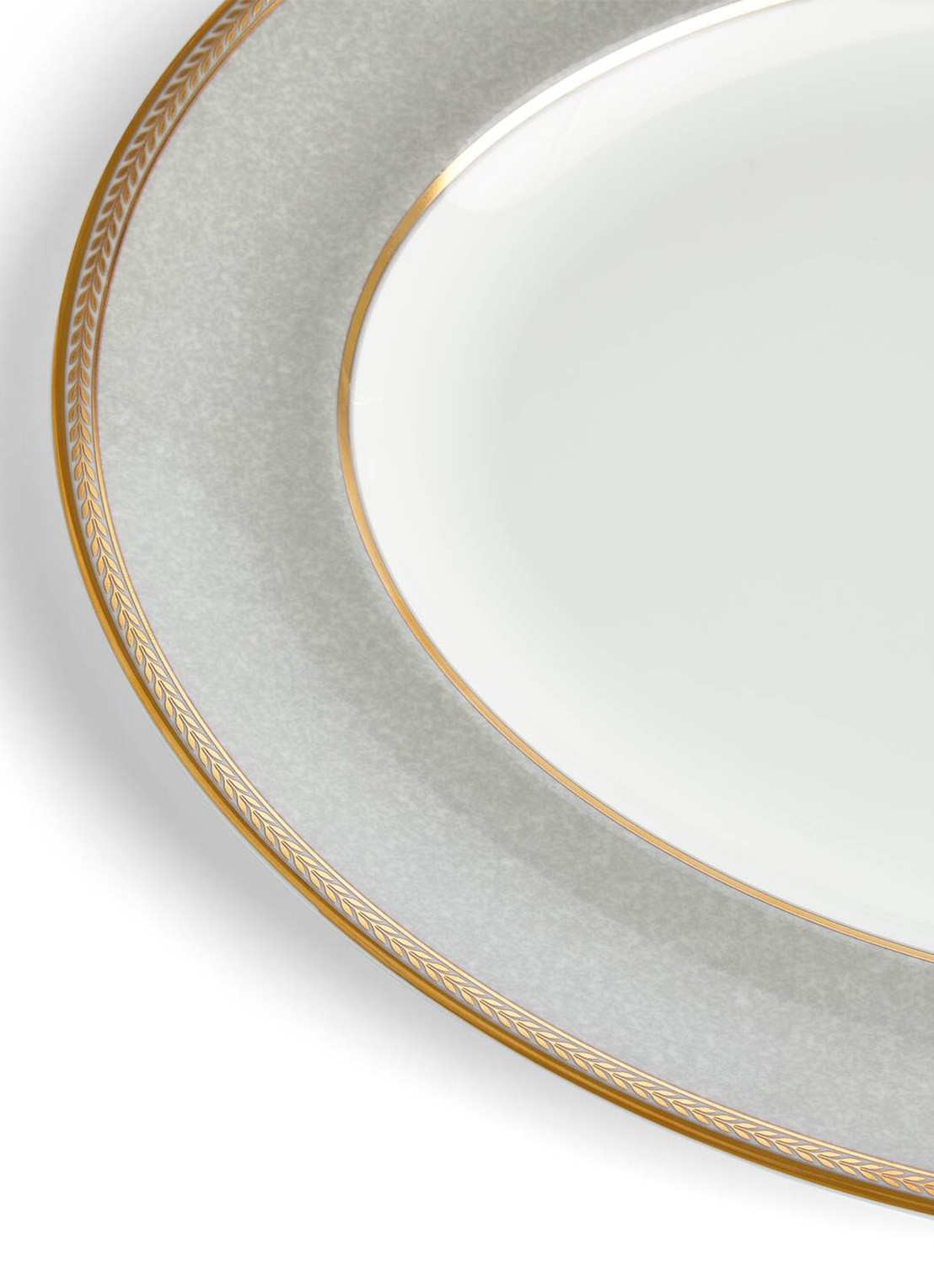 Wedgwood Renaissance Grey serveerschaal 35,7 cm  - detail 4 wit