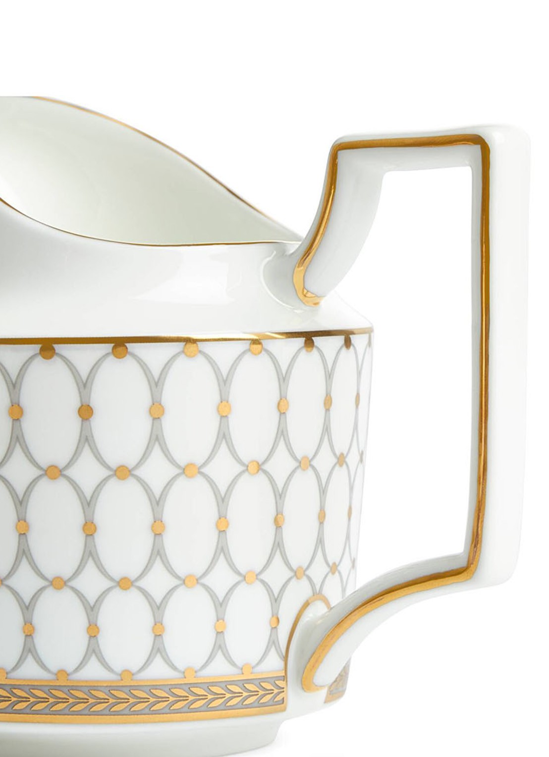 Wedgwood Renaissance Grey suikerpotje en melkkannetje 2-delig - detail 2 wit