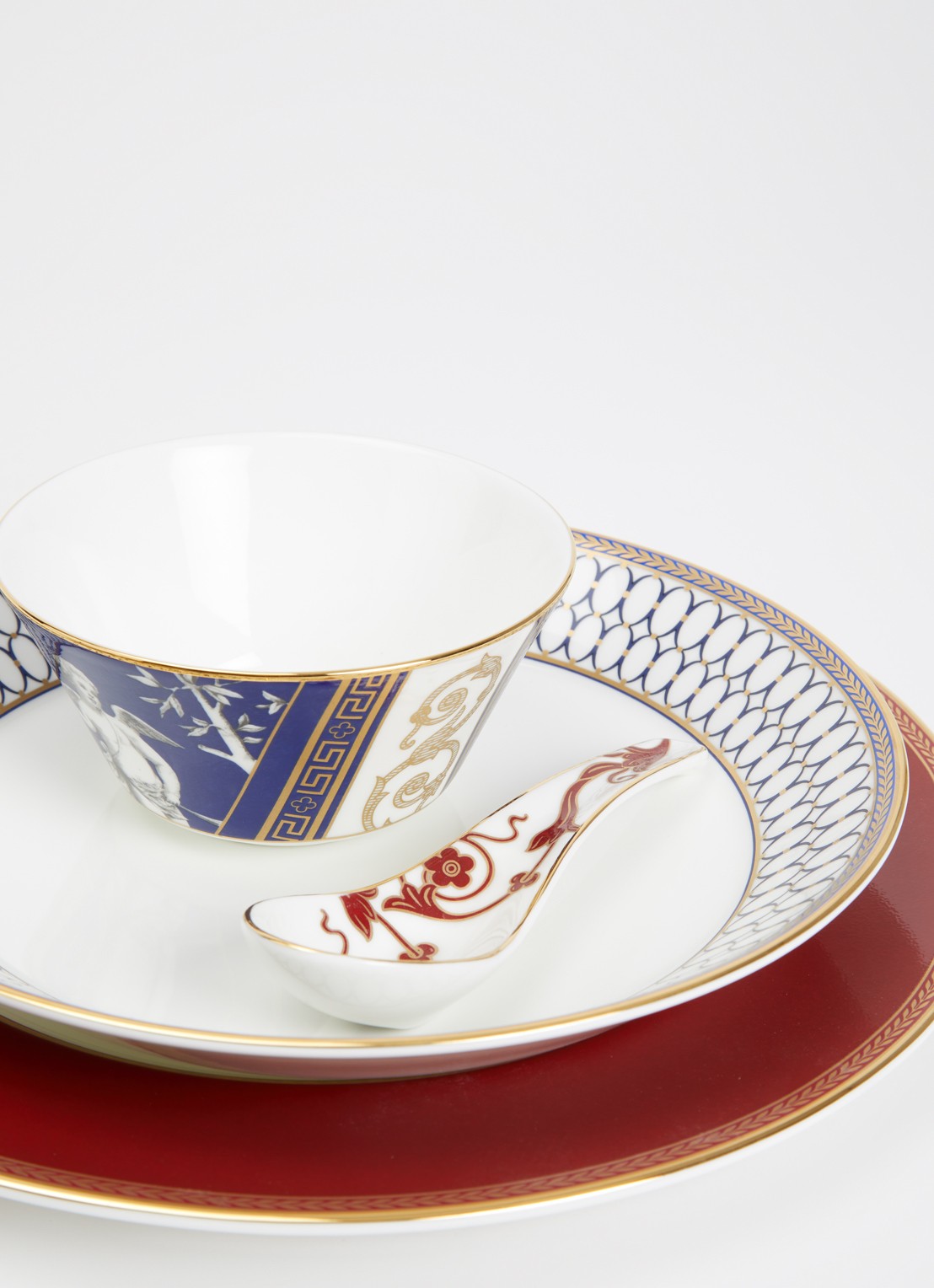 Wedgwood Renaissance Mixed serviesset 8-delig - detail 2 wit