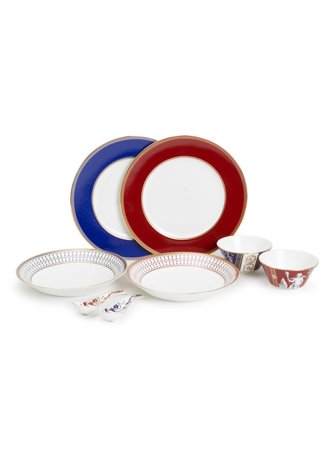 Wedgwood Renaissance Mixed serviesset 8-delig - voorkant wit