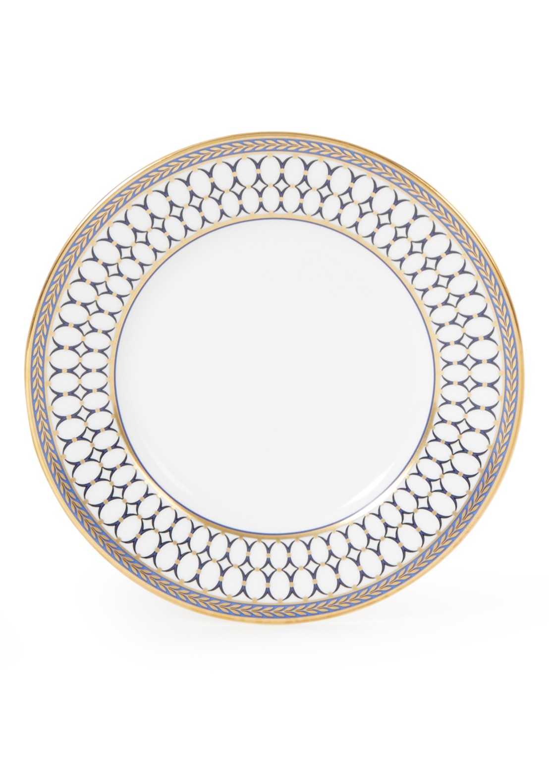 Wedgwood Renaissance ontbijtbord 15 cm - voorkant goud