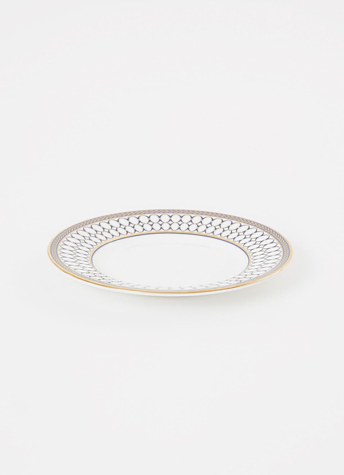 Wedgwood Renaissance ontbijtbord 15 cm - voorkant 2 goud