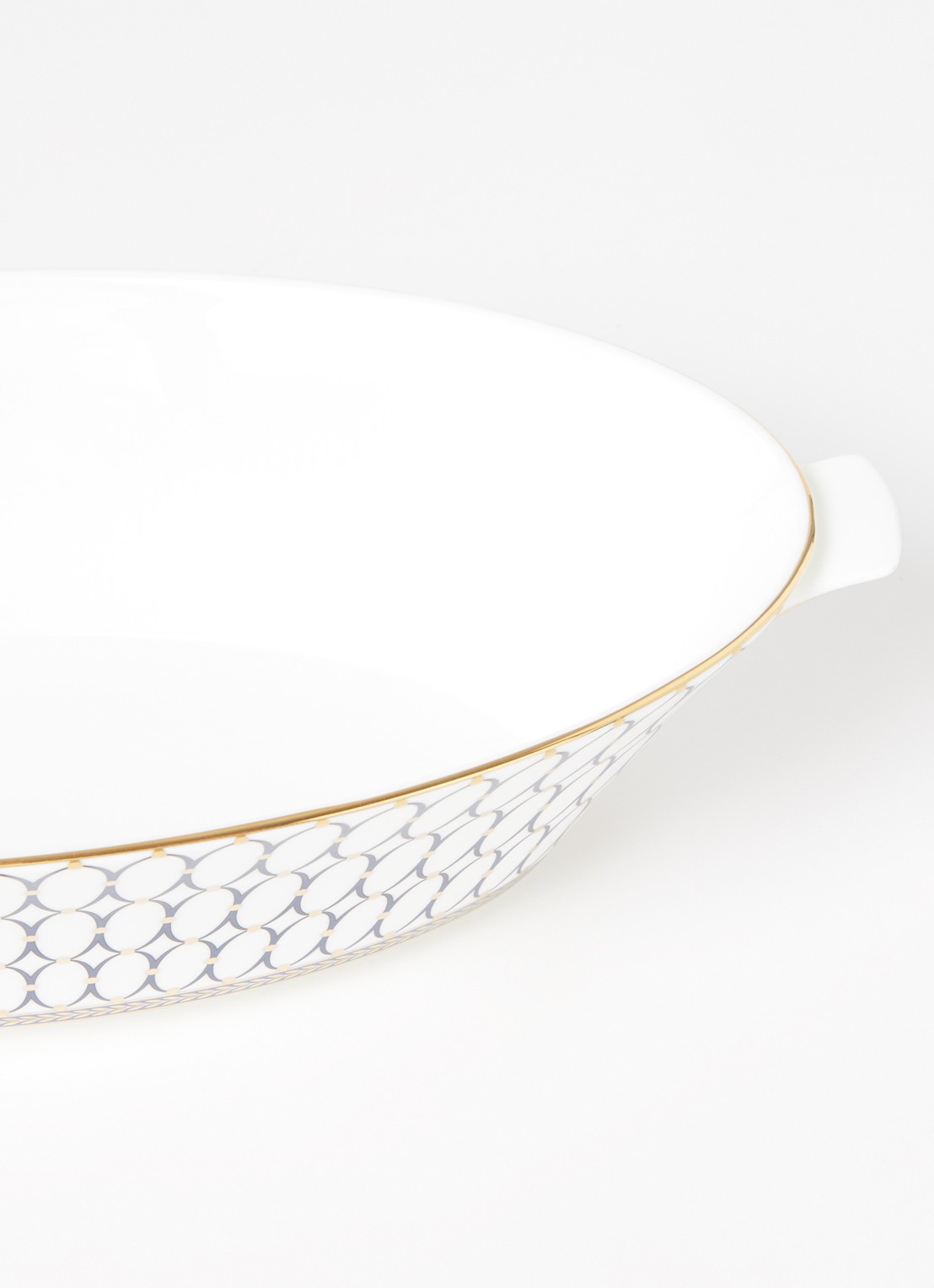 Wedgwood Renaissance Open saladeschaal 33 cm - detail 3 donkerblauw