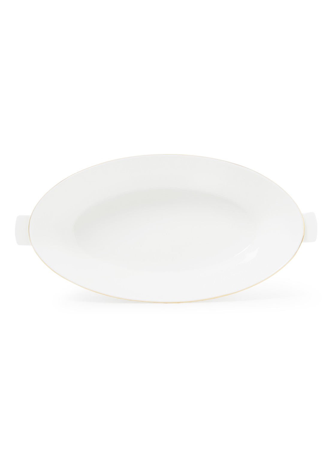 Wedgwood Renaissance Open saladeschaal 33 cm - voorkant donkerblauw