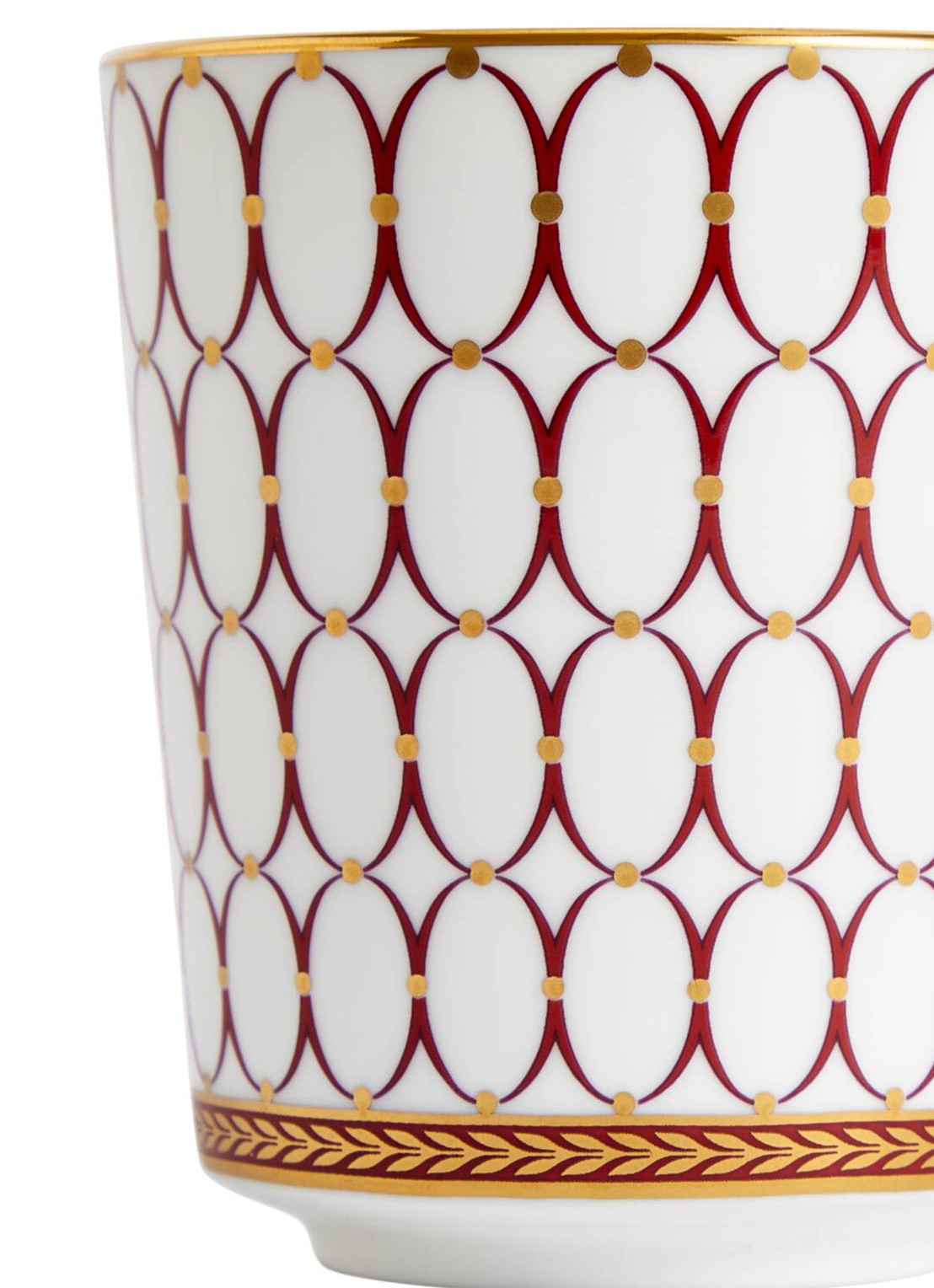 Wedgwood Renaissance Red mok 11,5 cm - detail 3 rood
