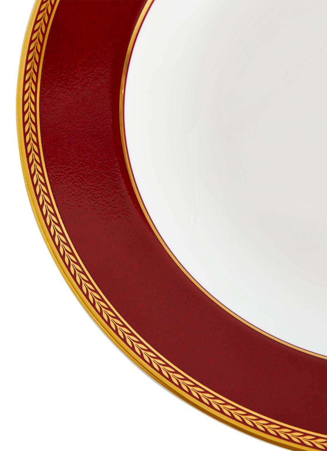 Wedgwood Renaissance Red soepbord 23 cm - voorkant 4 rood