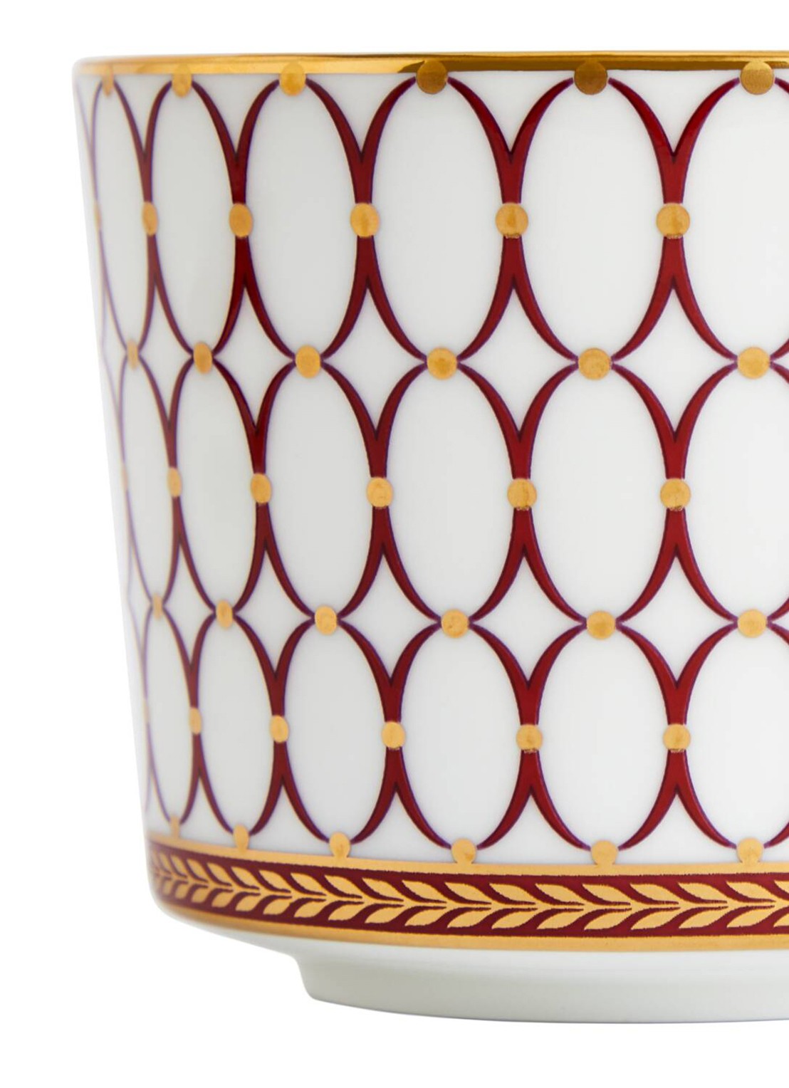 Wedgwood Renaissance Red theekopje en schotel 22 cl in giftbox - detail 5 rood